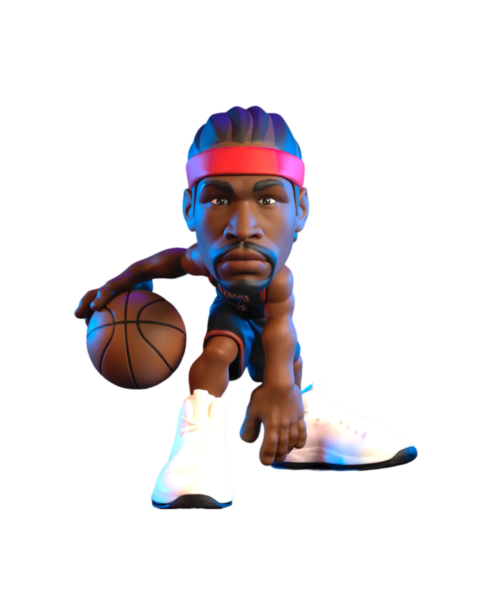 1 NBA Basketball Allen Iverson Small Action Figure Toy 6in Limited Edition - Multi, 1 of 3
