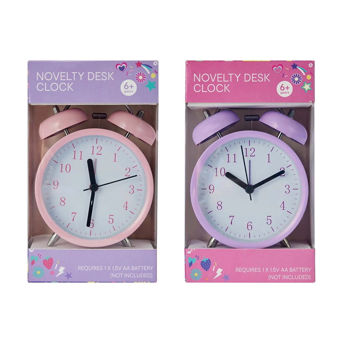 6 Novelty Desk Clock - Assorted, 6 of 6