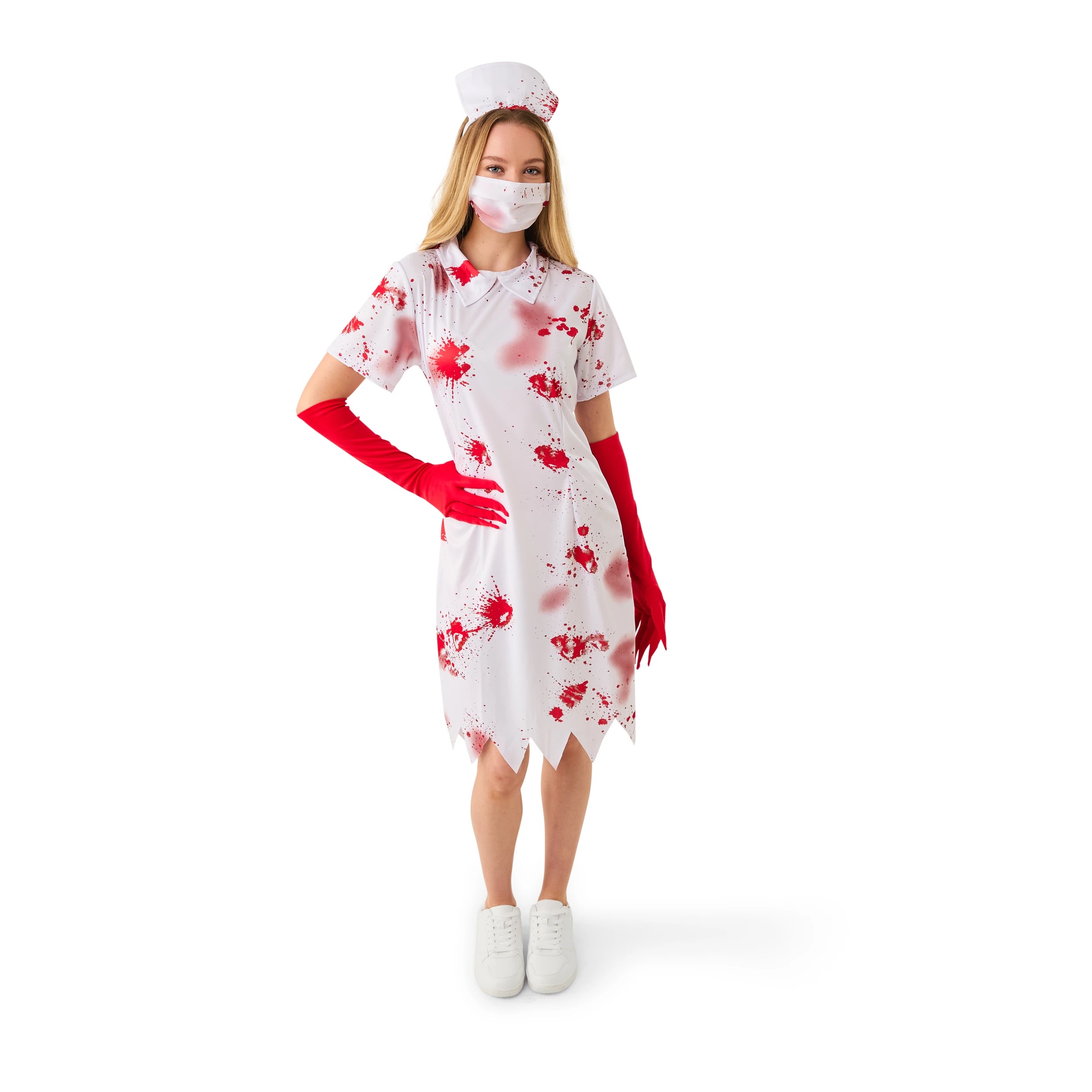 3 5 Piece Zombie Nurse Costume - Adult, 3 of 9