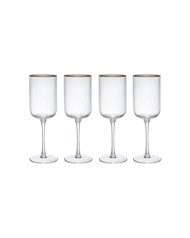 Mikasa 4pc Sorrento Crystal Wine Glass Set 450ml - C