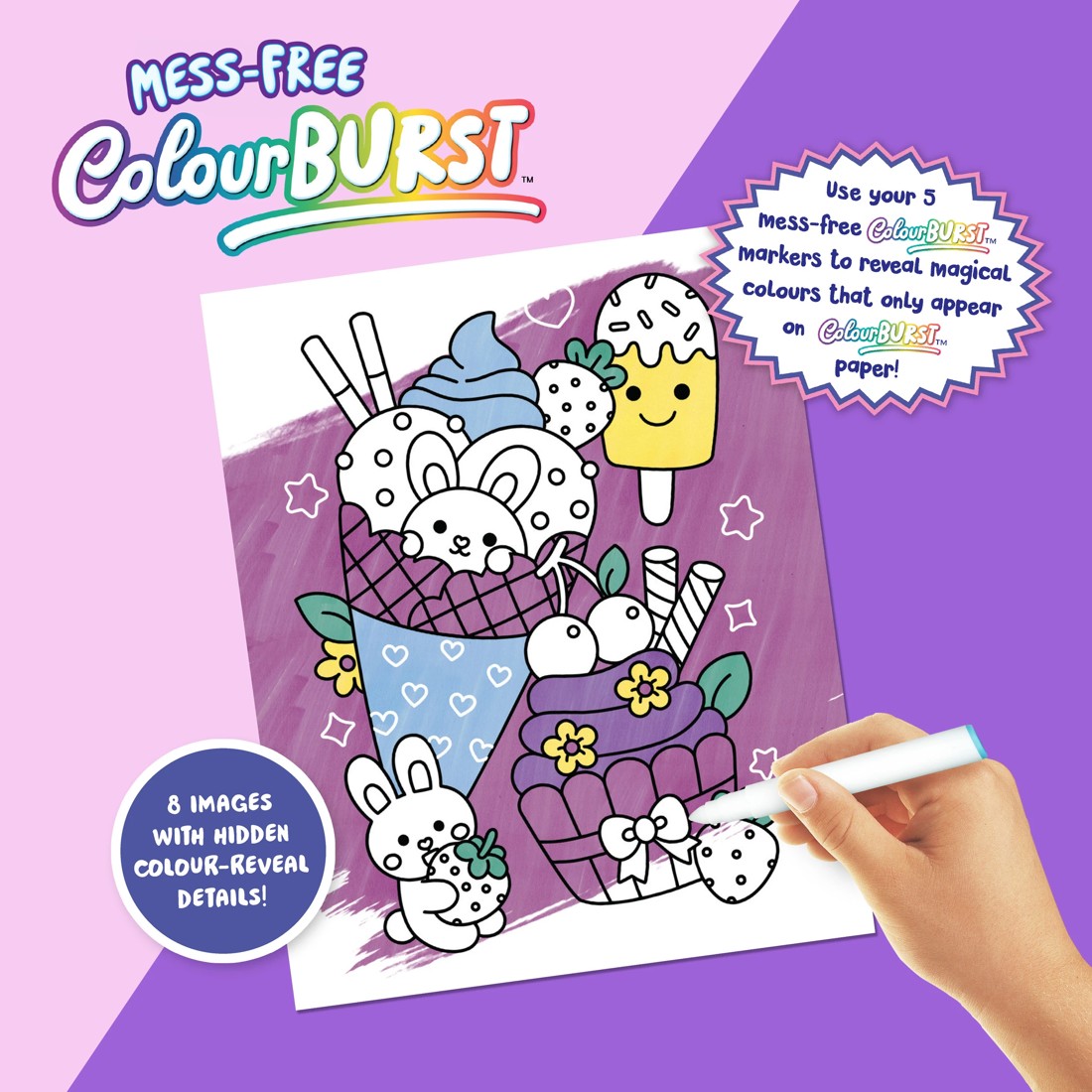 5 INKredibles Mess-Free ColourBurst Kawaii​ Activity Kit - Book, 5 of 6