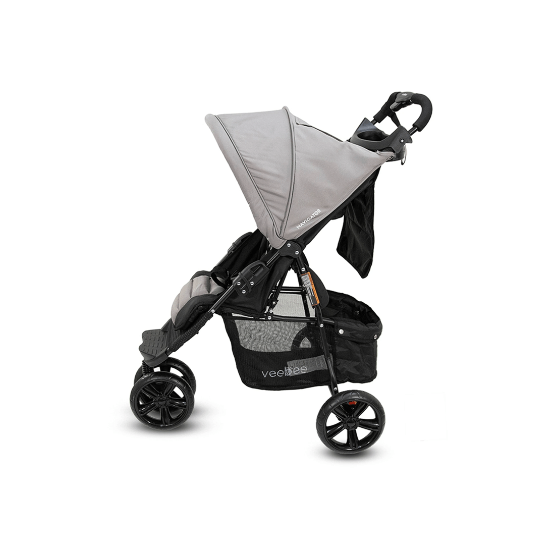 3 Vee Bee Navigator Foldable Stroller Pram Suitable From Birth Fauna 100cm
 - Grey, 3 of 9