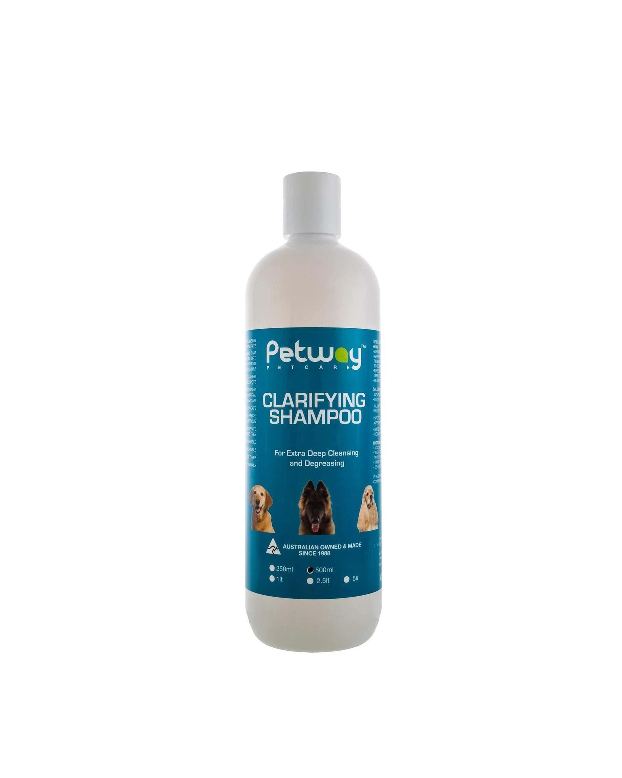 1 Petway Petcare Clarifying Deep Cleansing Pet Dog Grooming Shampoo 500ml, 1 of 1