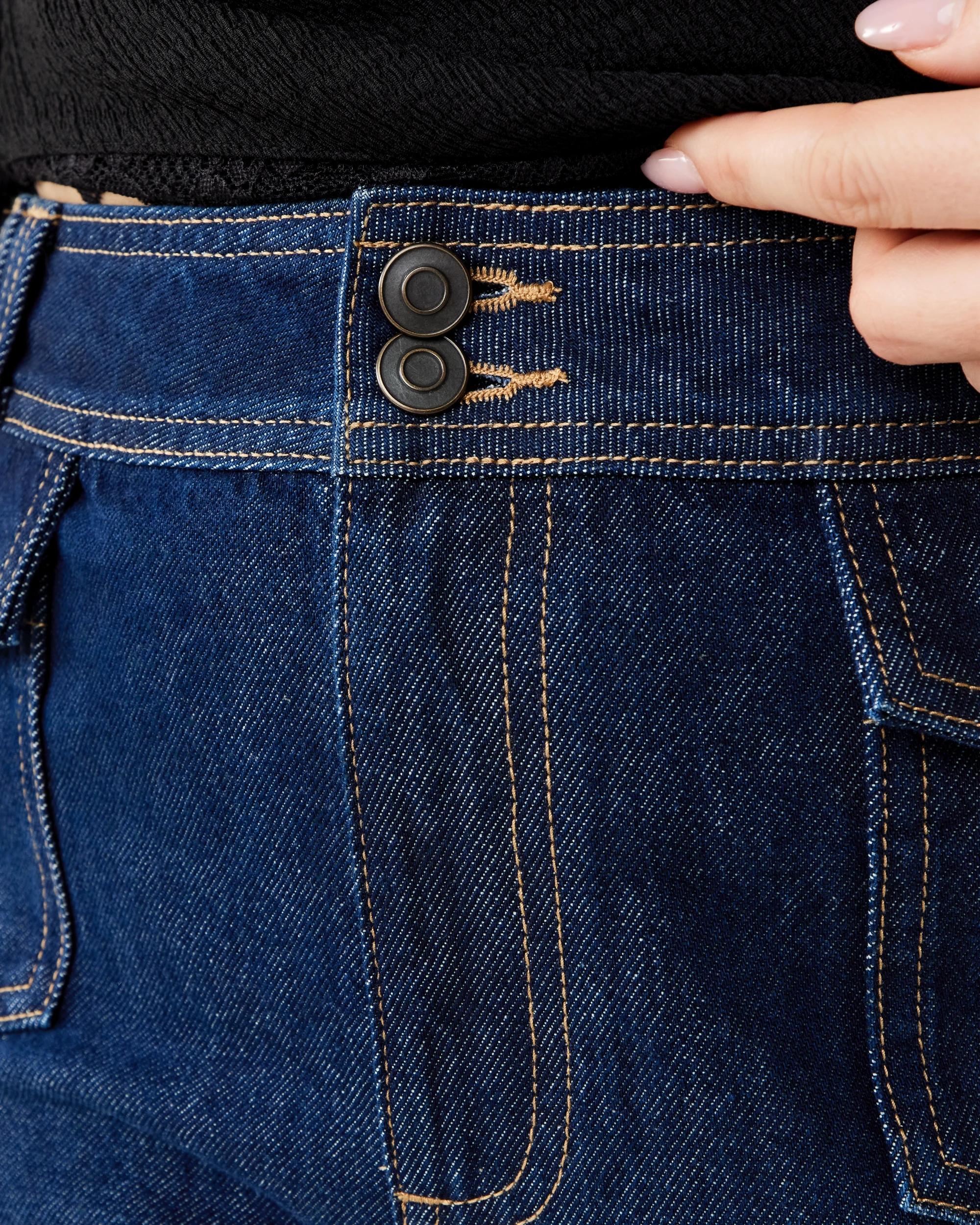 5 Detail Pocket Jeans Mid Wash, 5 of 7