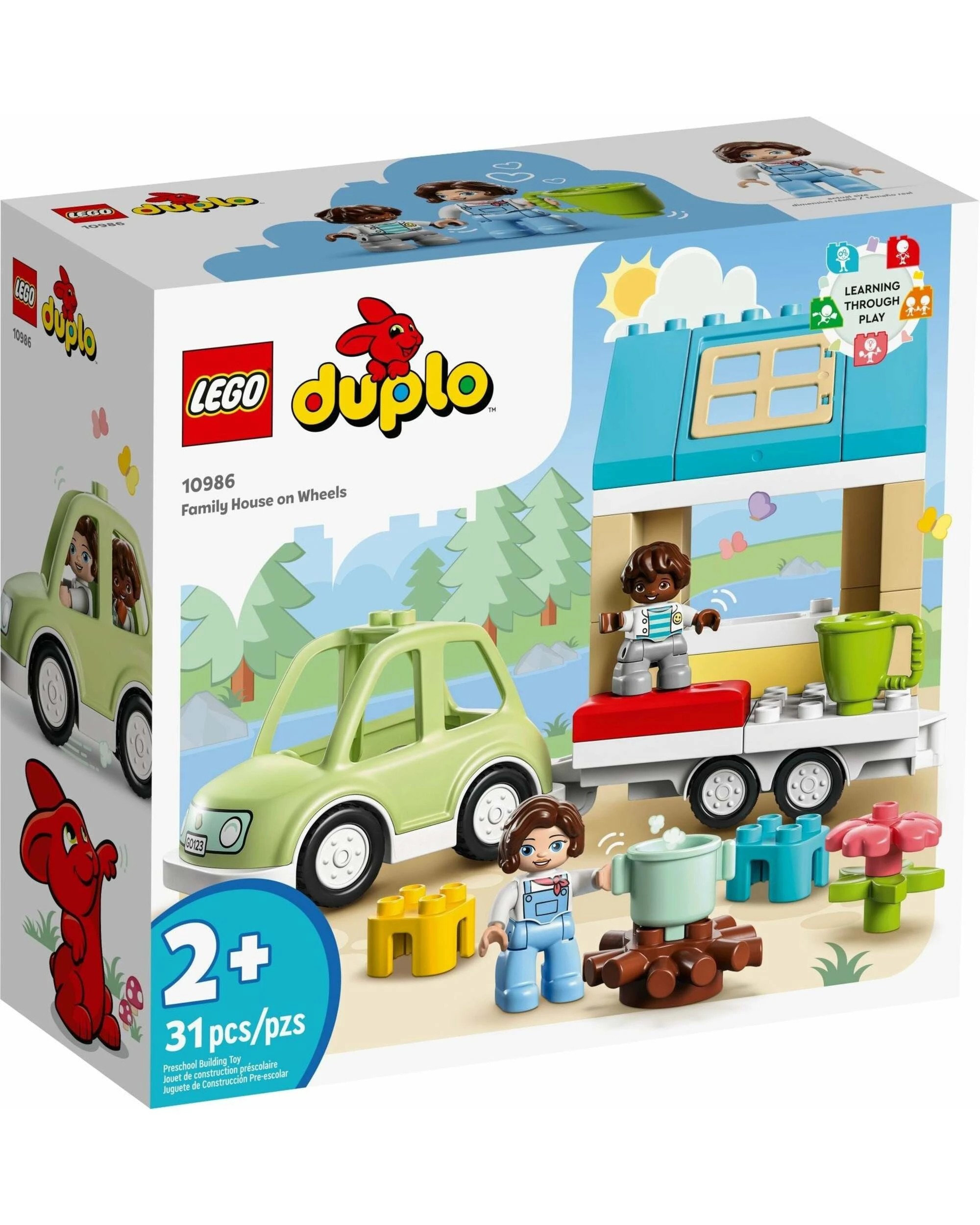 1 LEGO Duplo Town Family House on Wheels 10985, 1 of 5