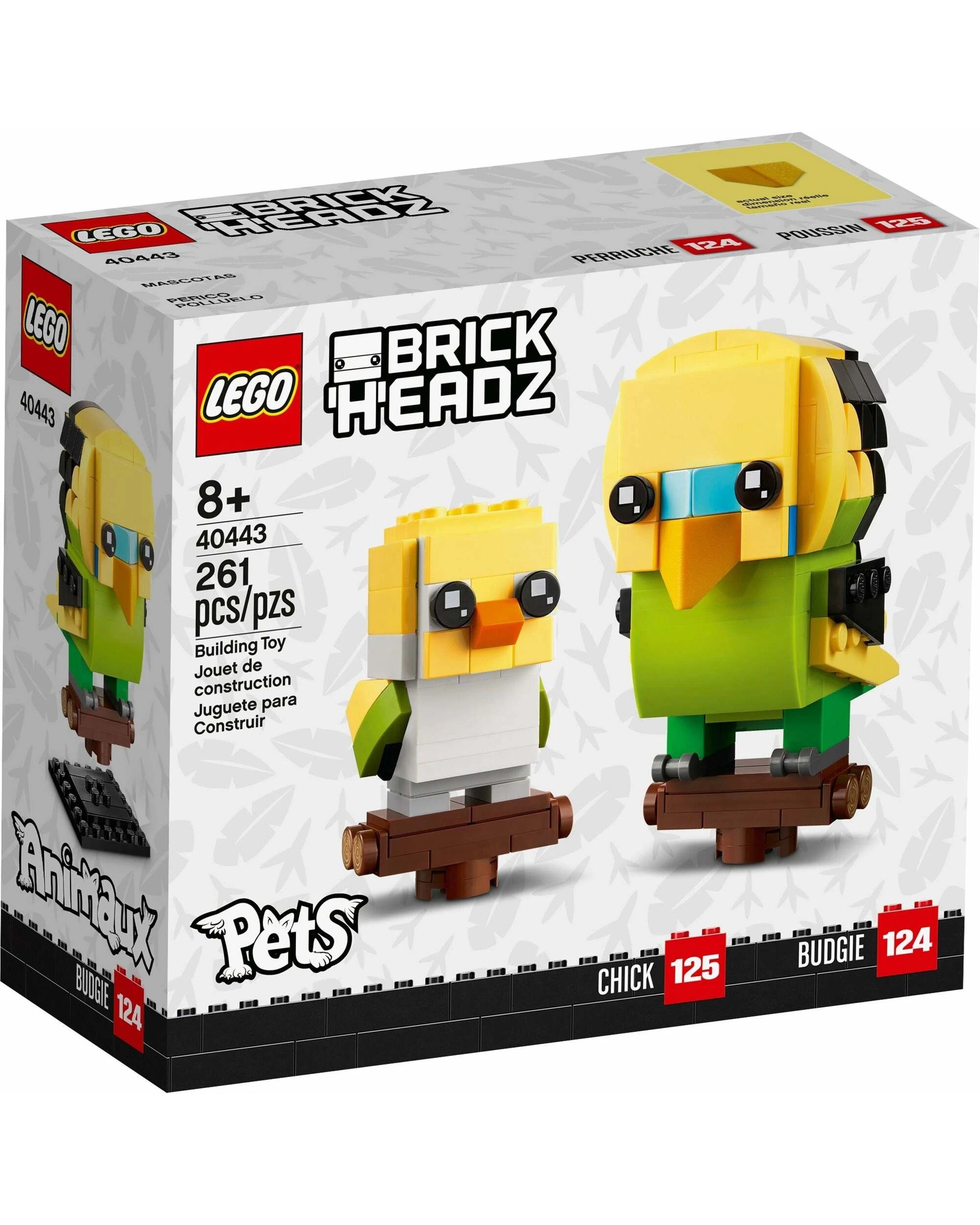 1 LEGO BrickHeadz 40443 Budgie, 1 of 5