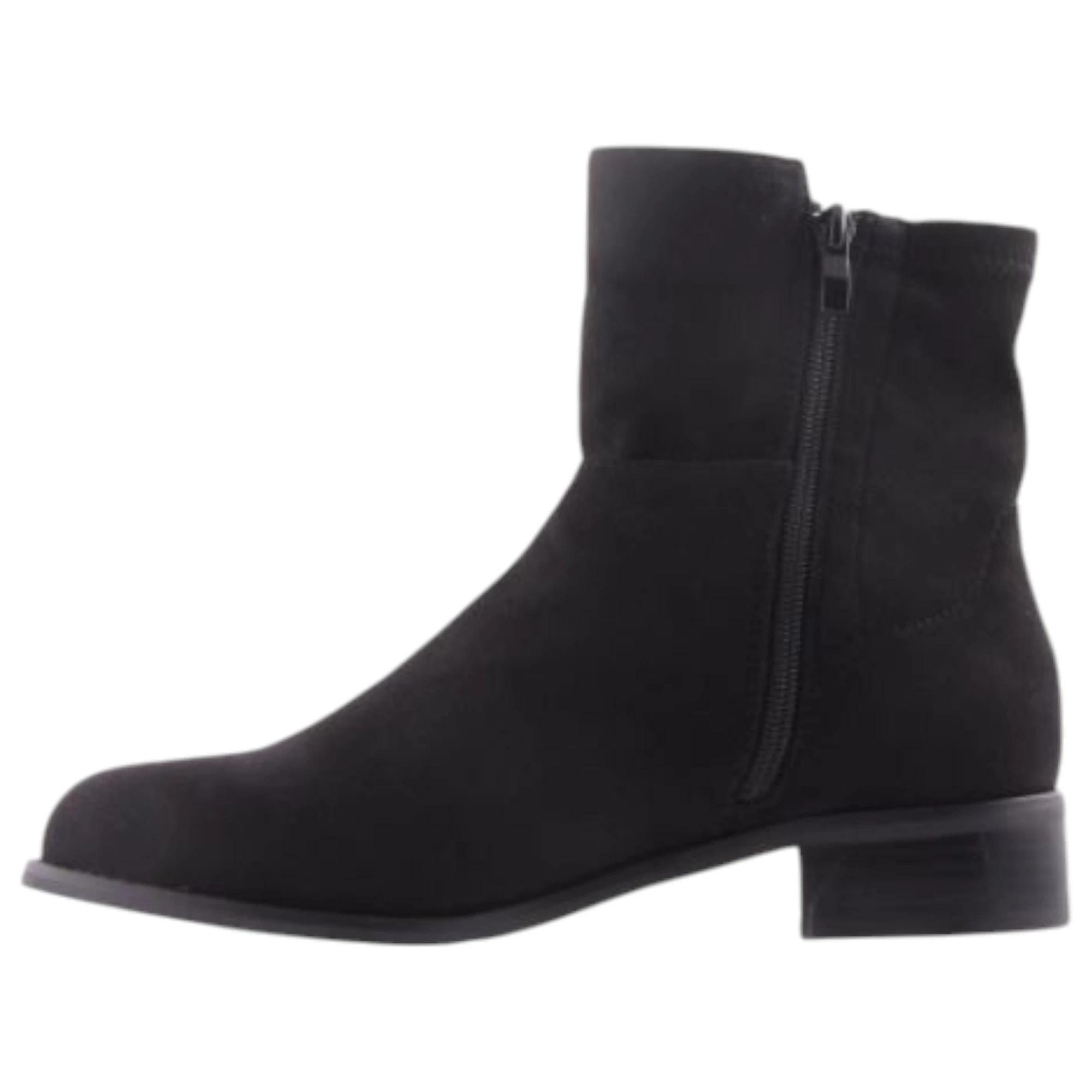 2 Bellissimo Womens Alicia Shoes Dress Winter Comfort Boots BLACK, 2 of 5