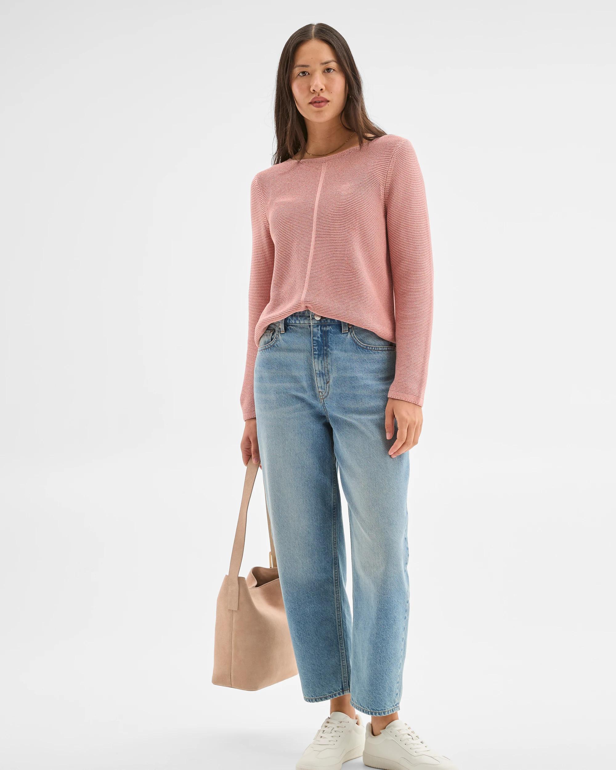 2 Target Woman Australian Cotton Blend Ottoman Twist Jumper DUSTY ROSE, 2 of 5