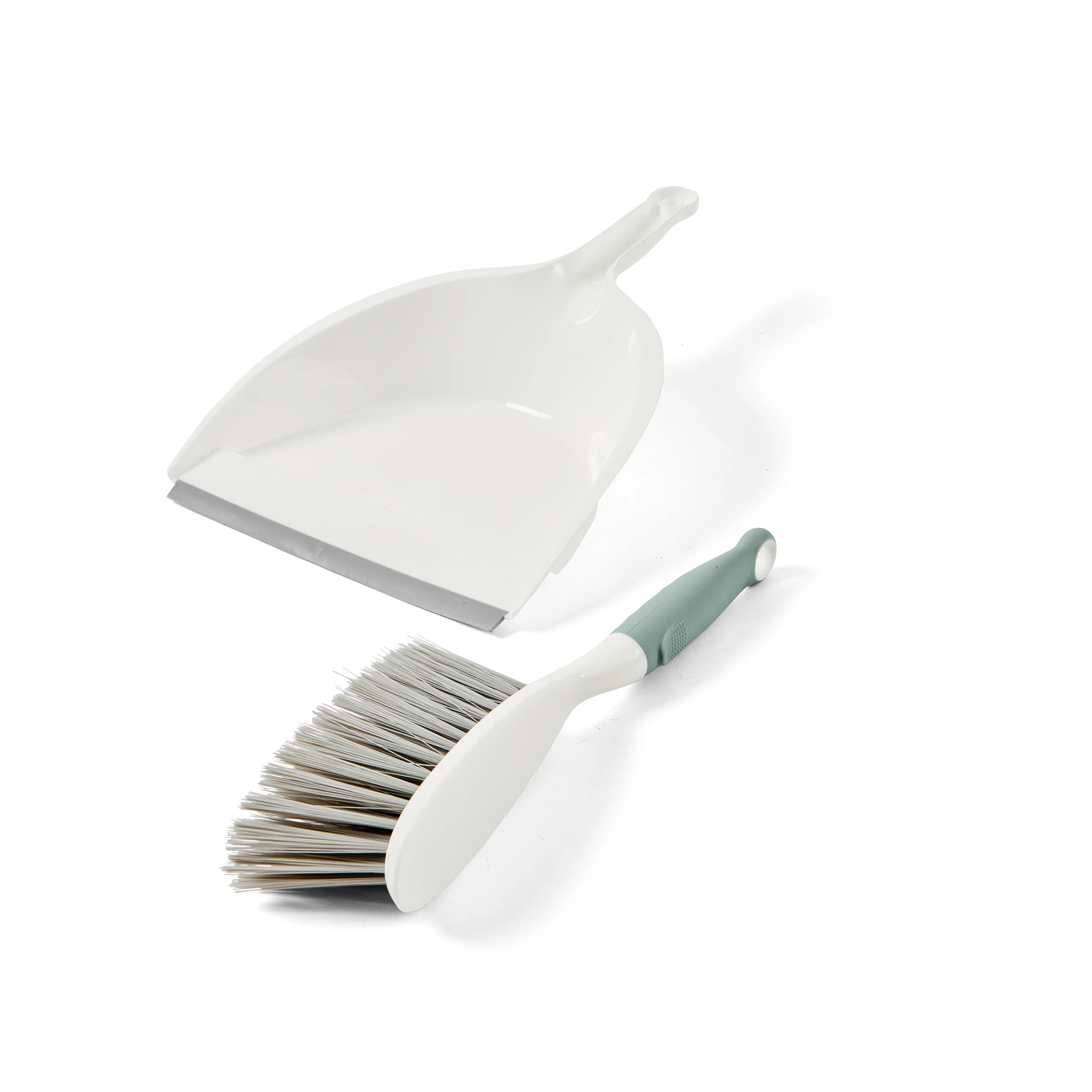 6 Dustpan and Brush - White and Green, 6 of 9