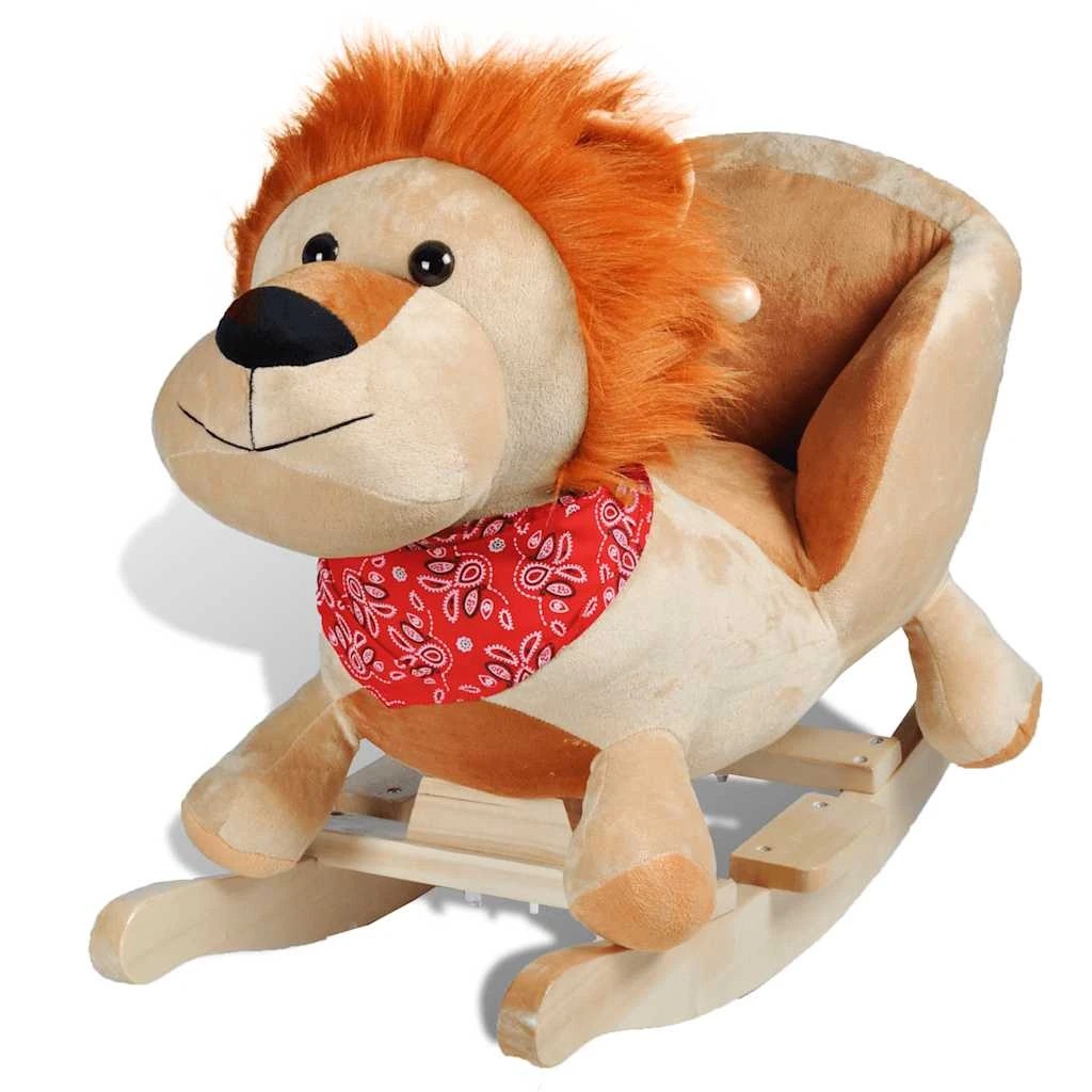 1 Vidaxl Rocking Animal Ride-on Toy - Beige, 1 of 2