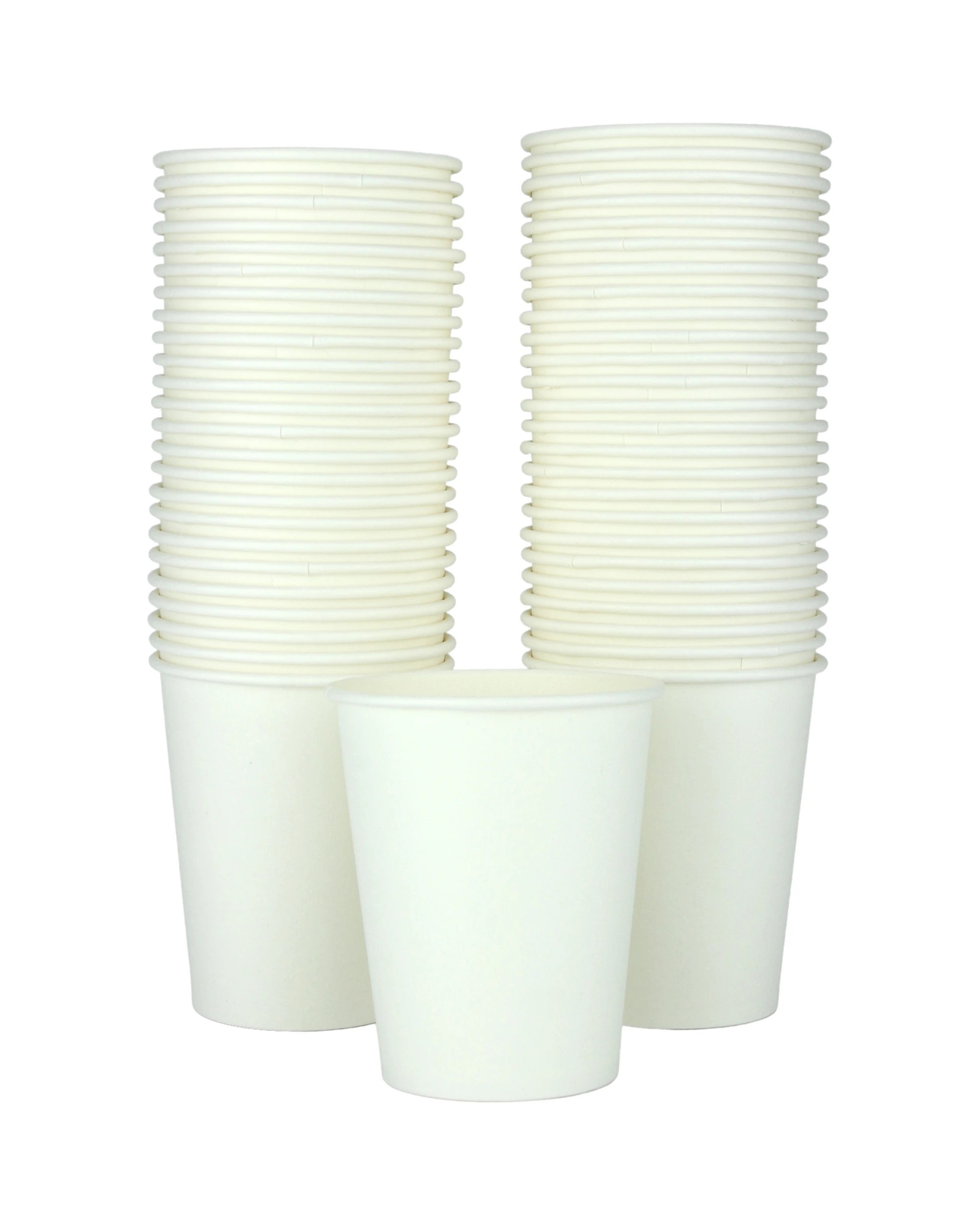 1 Partyrama White Paper Cups 266ml Pack of 50 - White, 1 of 2