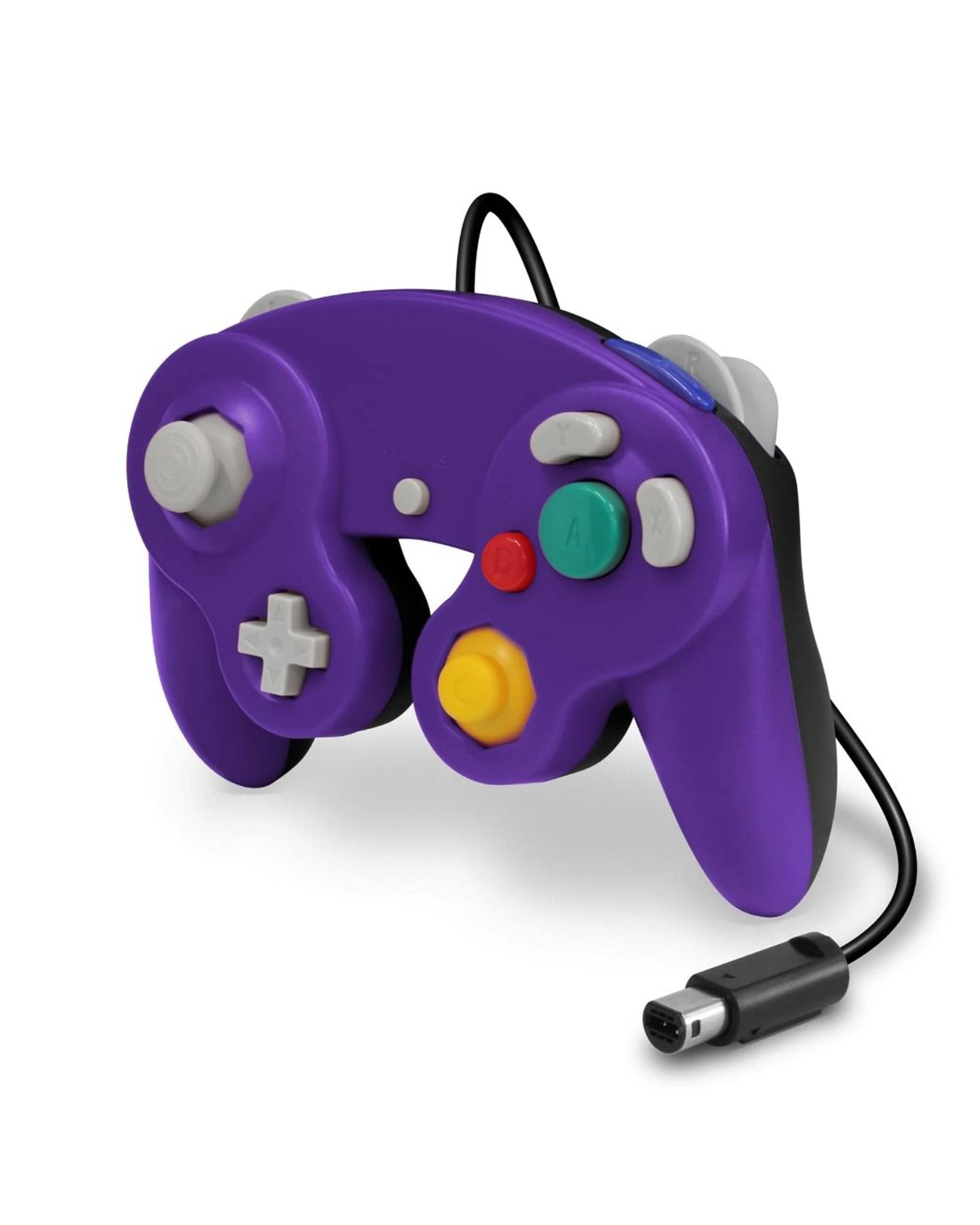 2 CirKa Wired Controller for GameCube and Wii - Purple/Black - Multi, 2 of 3