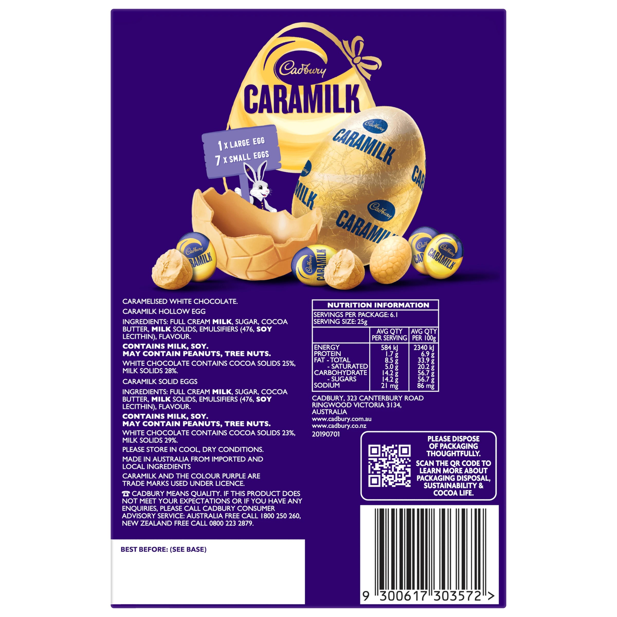 3 Cadbury Caramilk Gift Box 153g, 3 of 6