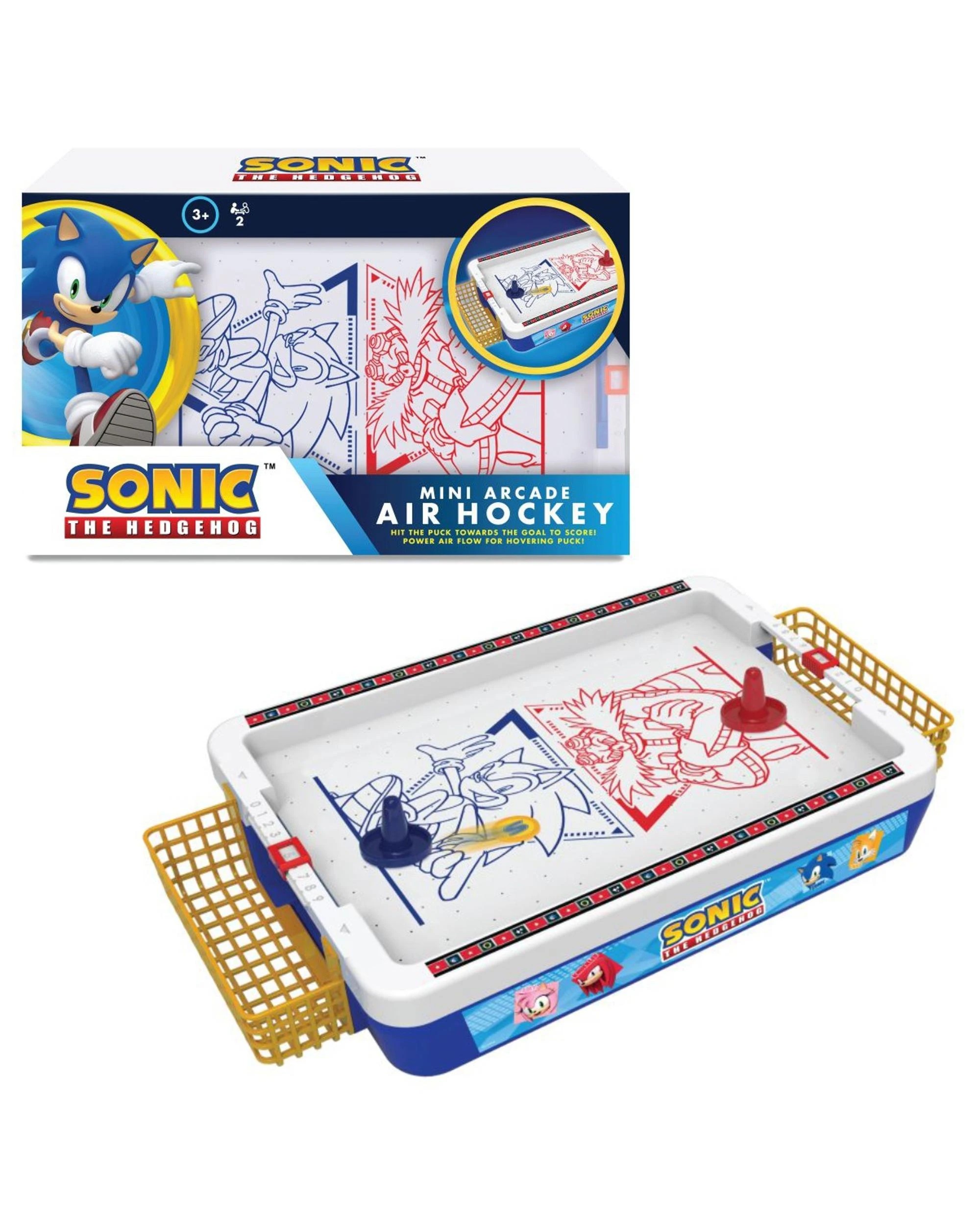 1 Sonic The Hedgehog Mini Arcade Air Hockey, 1 of 3
