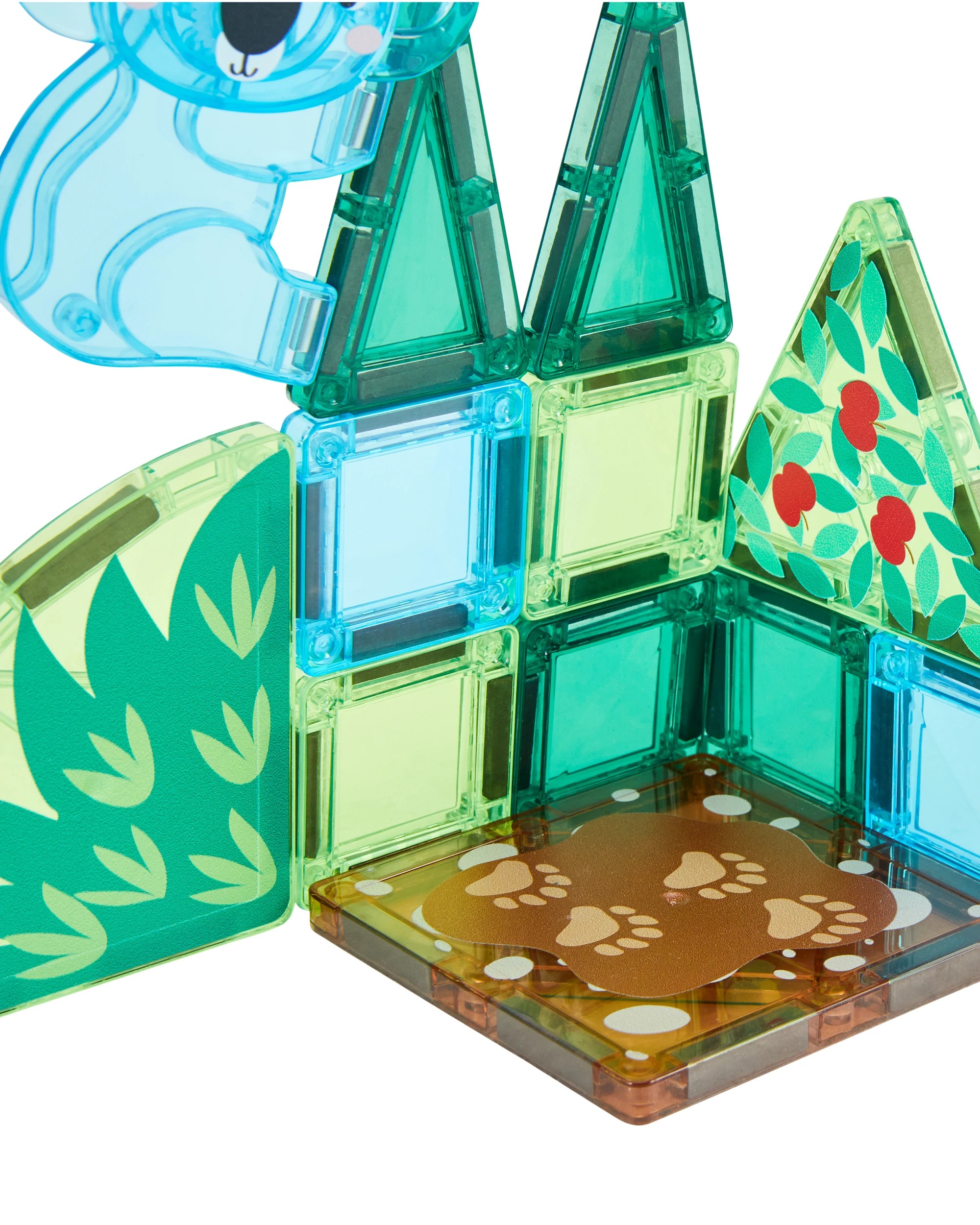 3 13 Piece Forest Magnetic Tiles, 3 of 7