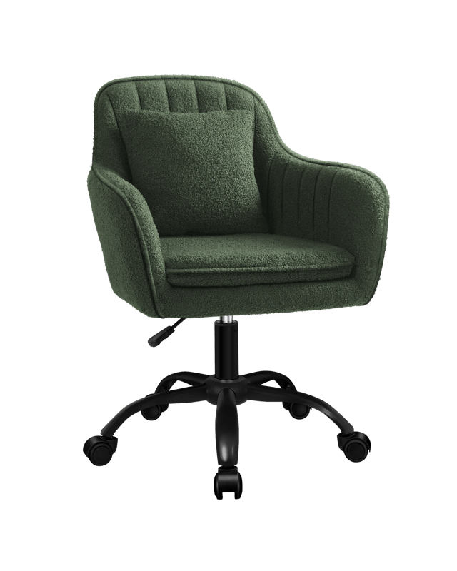 Alfordson Boucle Office Chair Computer Swivel Armchair Work Adult Kids - G