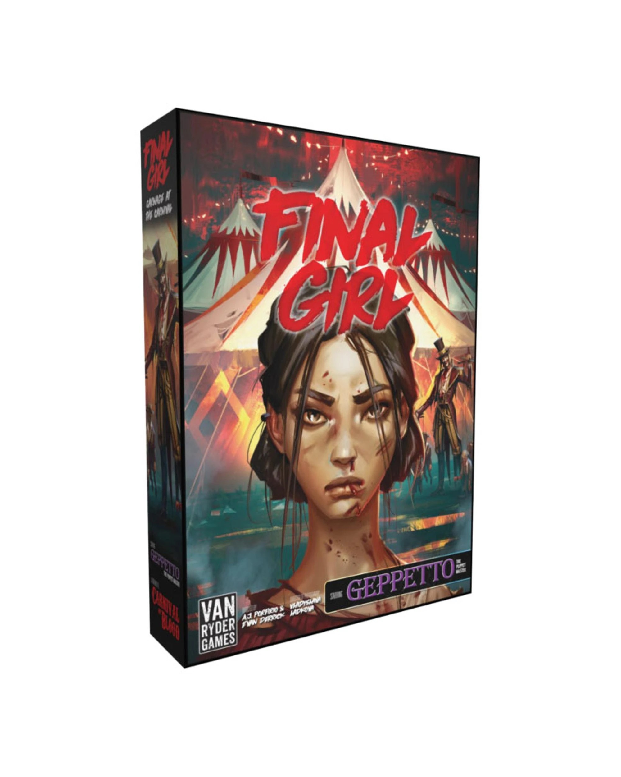 1 Final Girl Feature Film Series 1 Carnage At The Carnival Board Game, 1 of 2