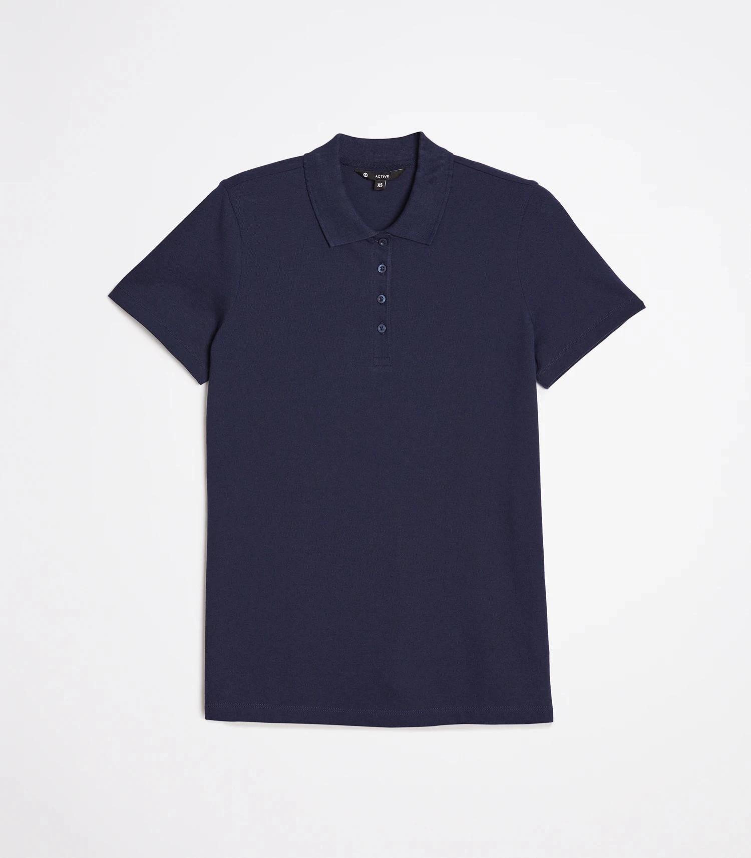 5 Target Active Pique Polo T-Shirt NAVY BLUE, 5 of 6