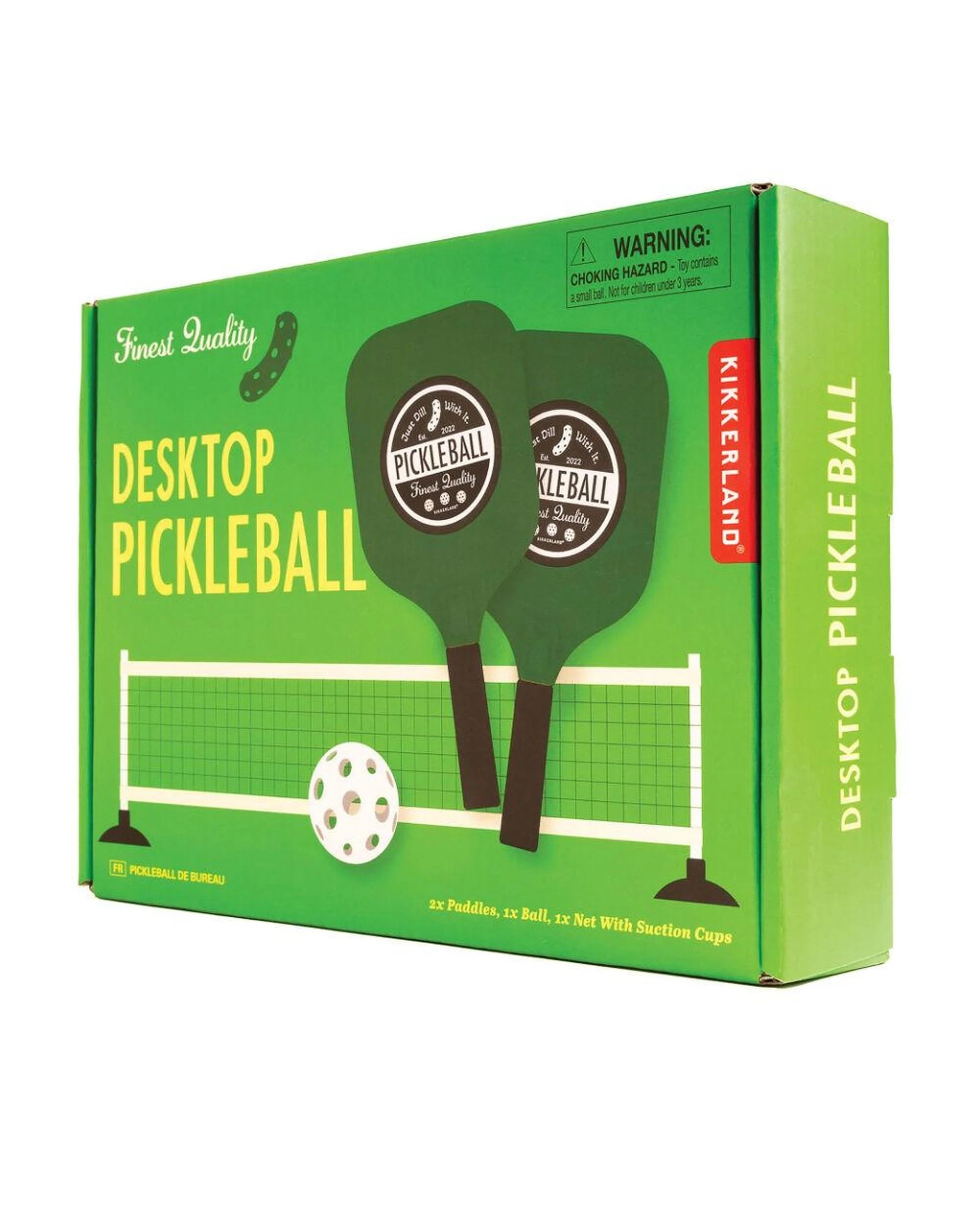 5 Kikkerland Desktop Pickleball  Green, 5 of 5