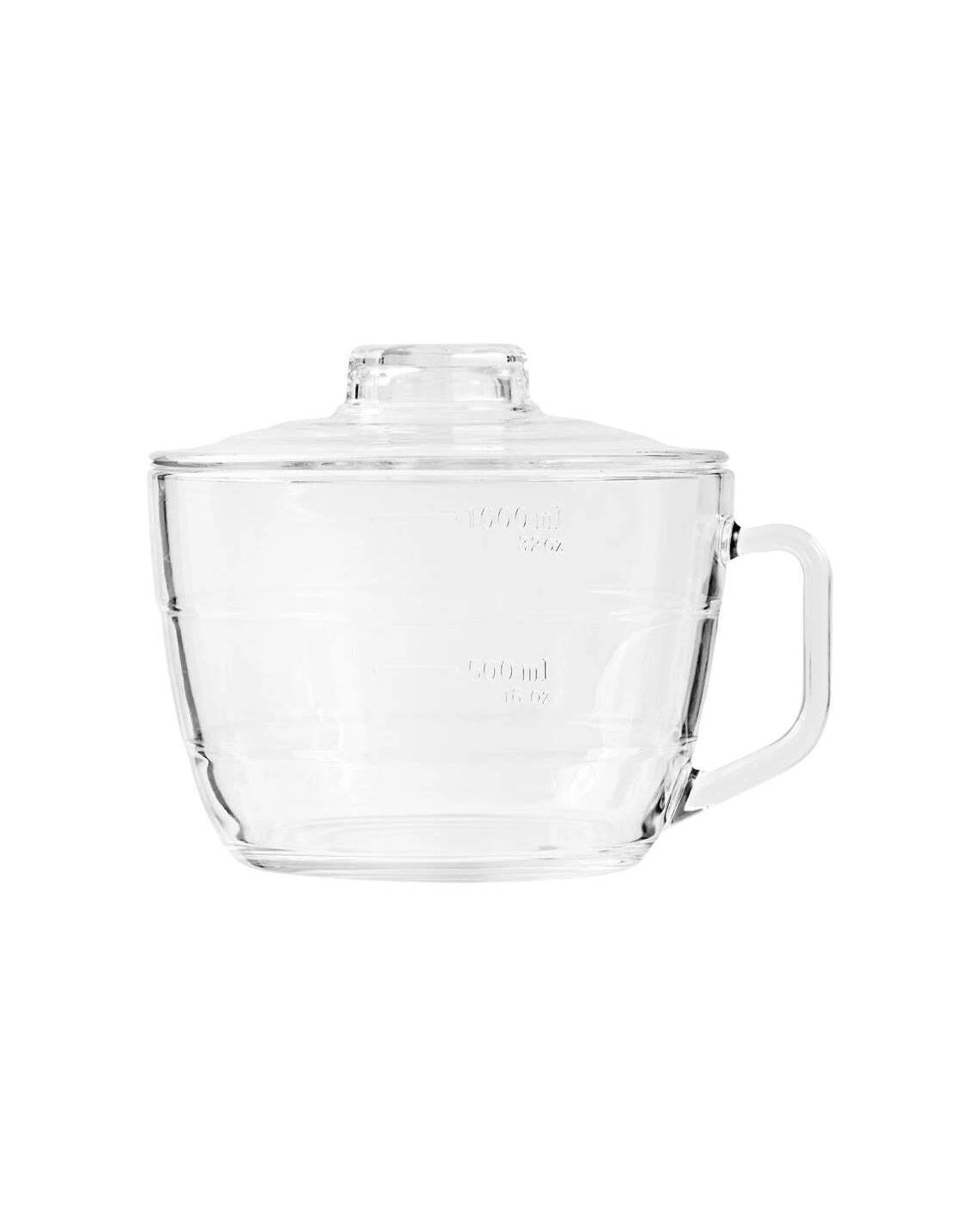 1 Glasslock 1l Glass Jug With Lid Tempered Glass Microwave Safe Stainproof - Clear, 1 of 3
