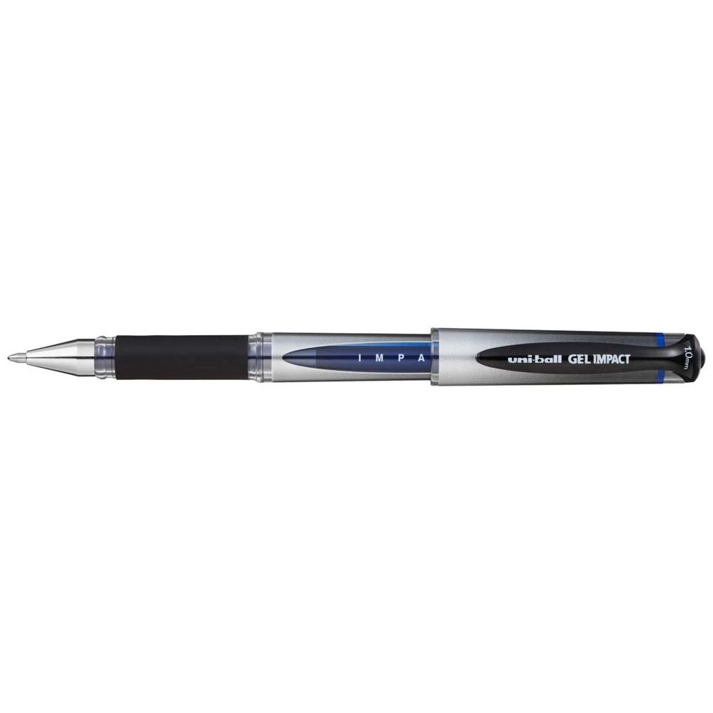 1 Uni-Ball Gel Impact Gel Pen 1mm Blue, 1 of 2
