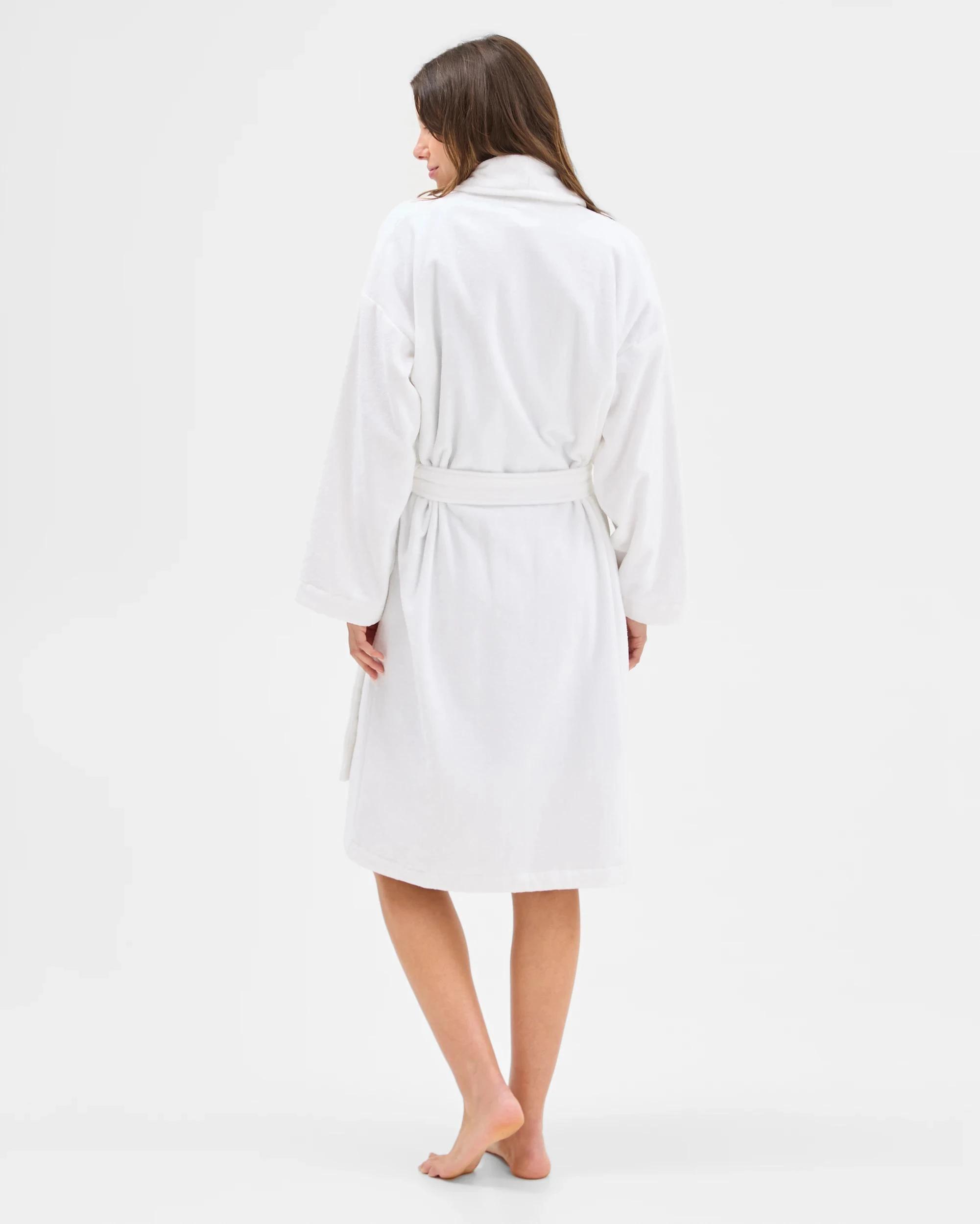 4 Target Women's Towelling Robe WHITE, 4 of 5
