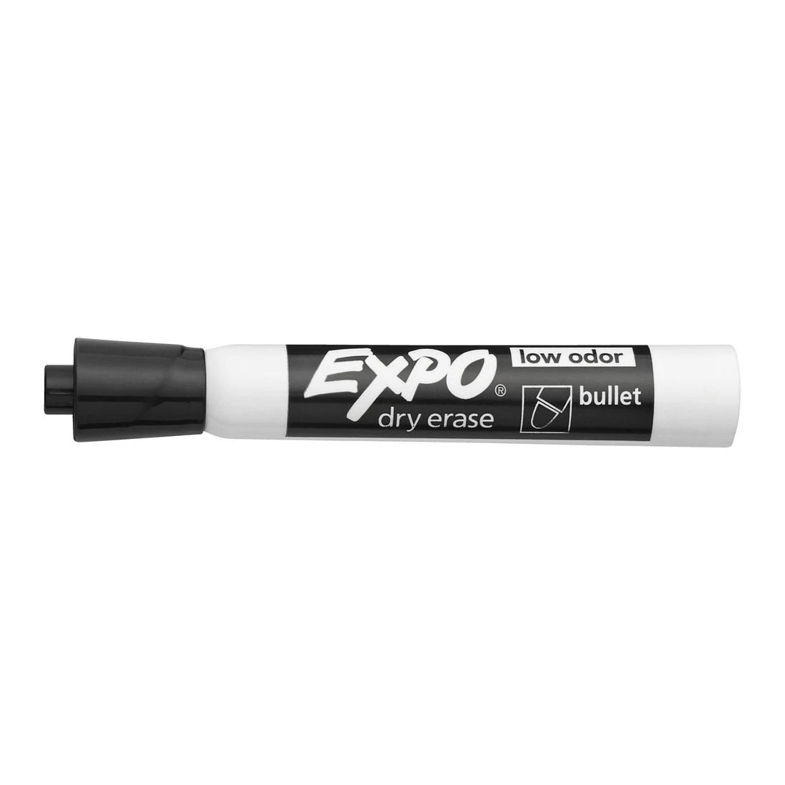 2 Expo Whiteboard Bullet Marker Black 4 Pack, 2 of 4