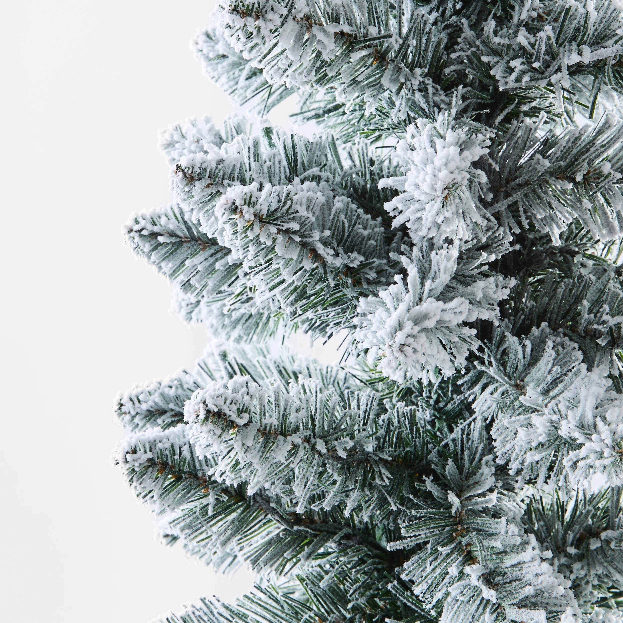 6 Set of 3 Snowy Prelit Potted Christmas Trees, 6 of 7