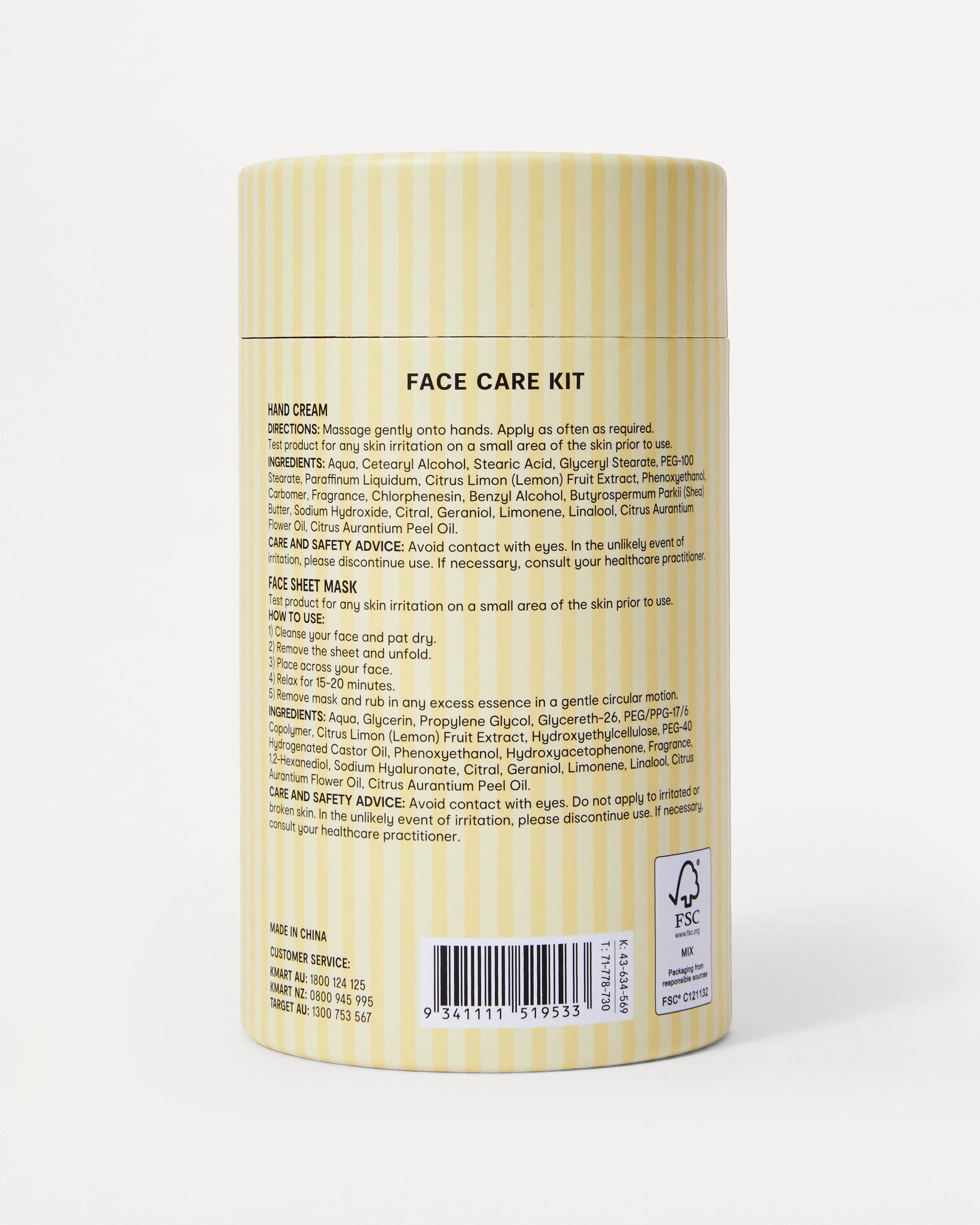 6 OXX Skincare Lemon Meringue Face Care Kit - Lemon Scented, 6 of 6