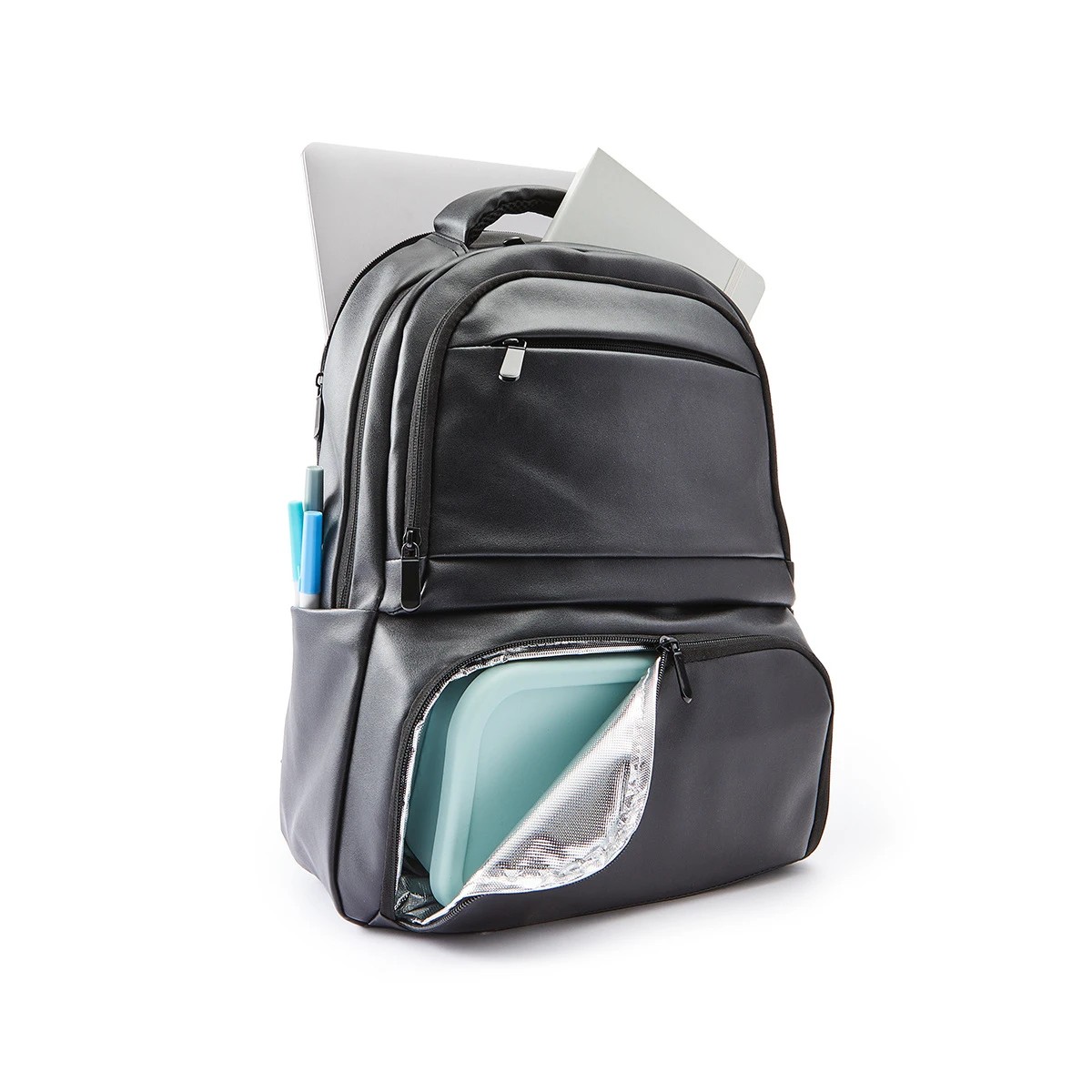1 Commuter Insulated Backpack with USB - Black, 1 of 10