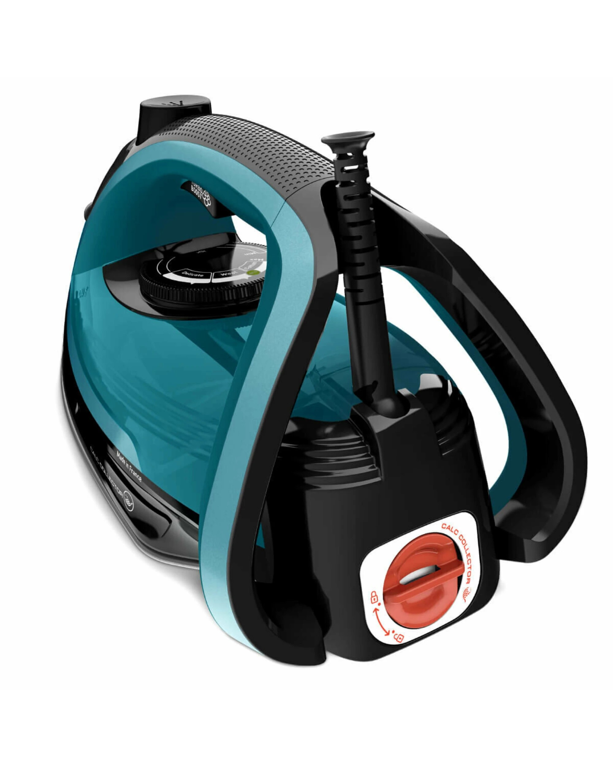 3 Tefal Ultraglide 2400W Anti-Calc Plus Iron - Black/Blue, 3 of 4