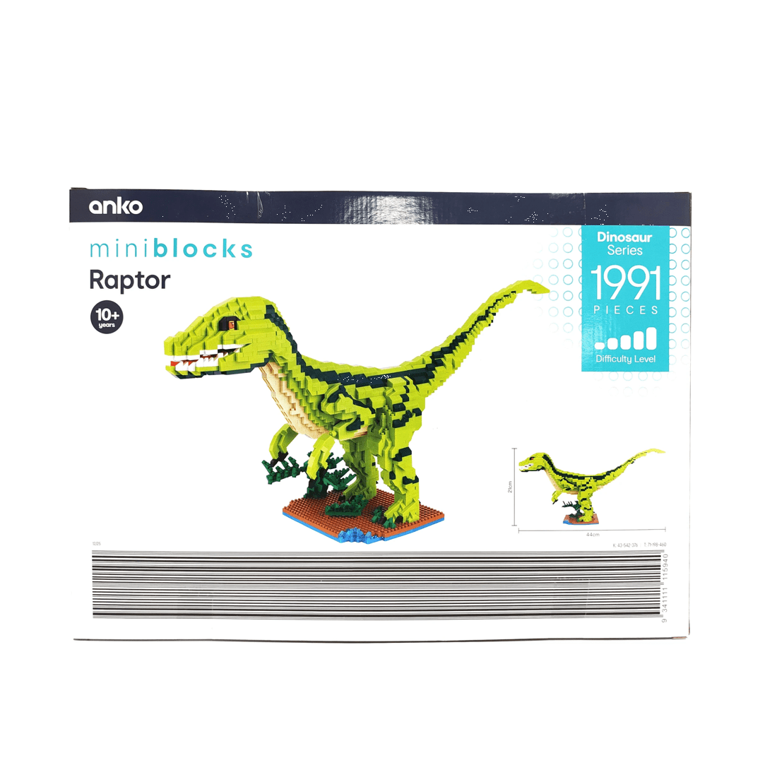 5 1991 Piece Mini Blocks Dinosaur Series: Raptor, 5 of 5