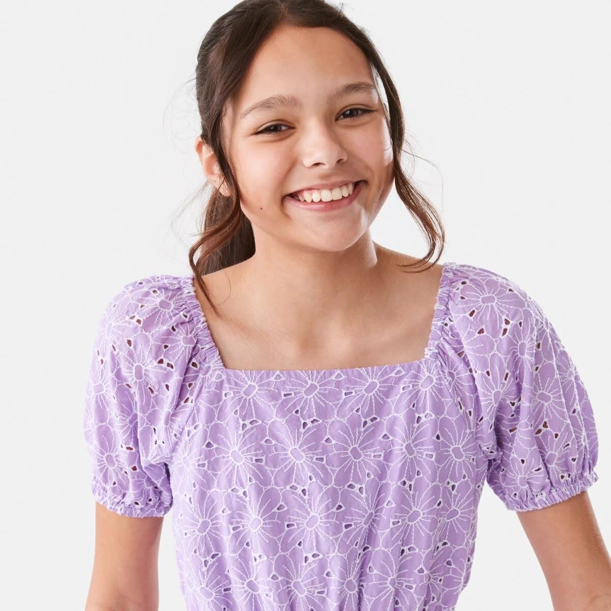 3 Broderie Dress Dsrt Purpl, 3 of 10