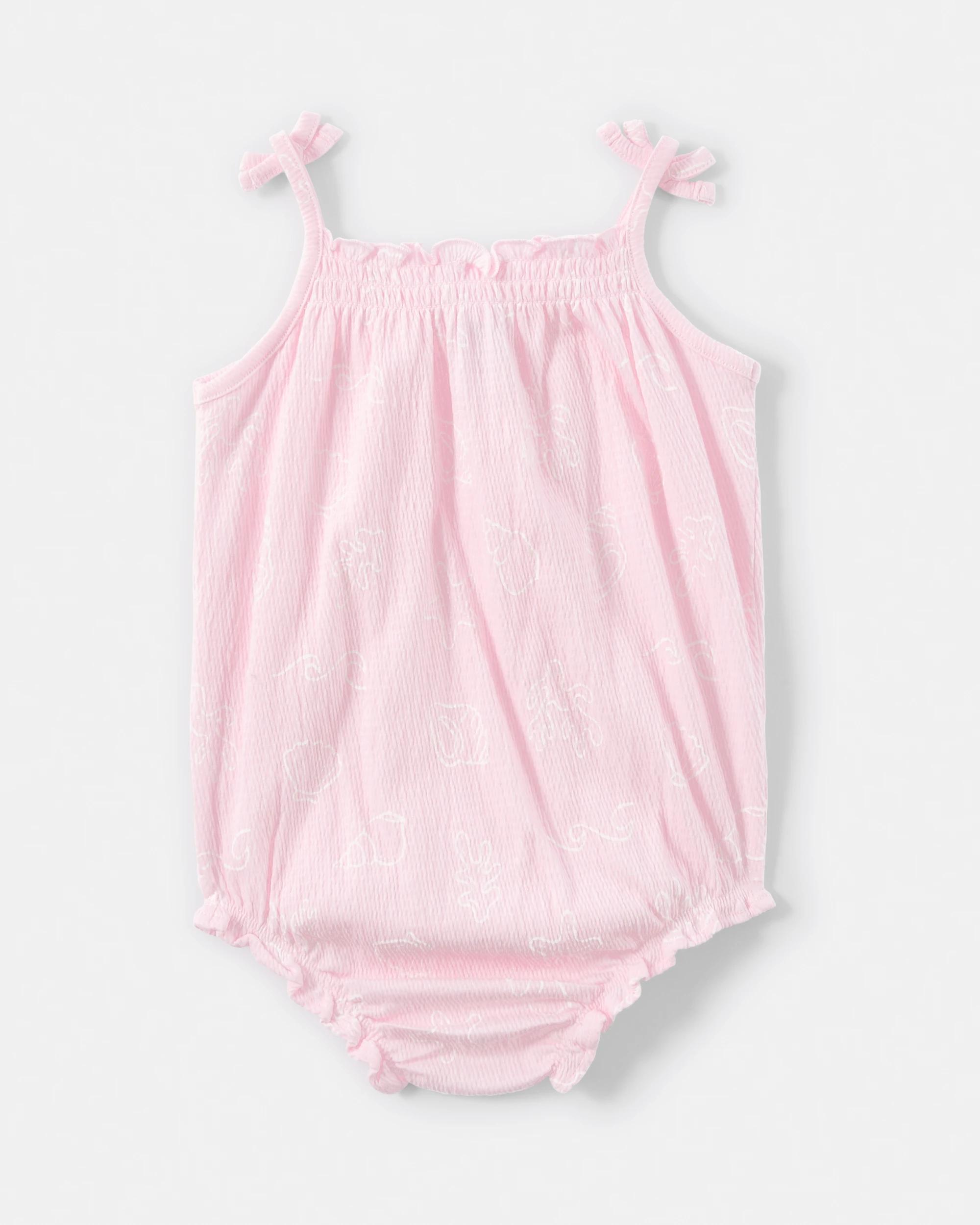 2 Strappy Crinkle Bodysuit PINK SHELLS, 2 of 5