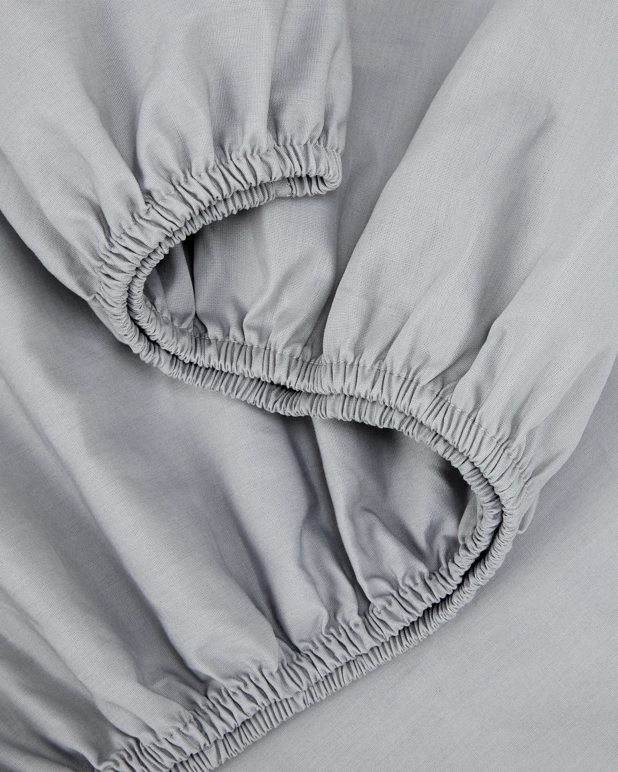 6 250 Thread Count Cotton Rich Sheet Set - King Bed, Light Grey, 6 of 10