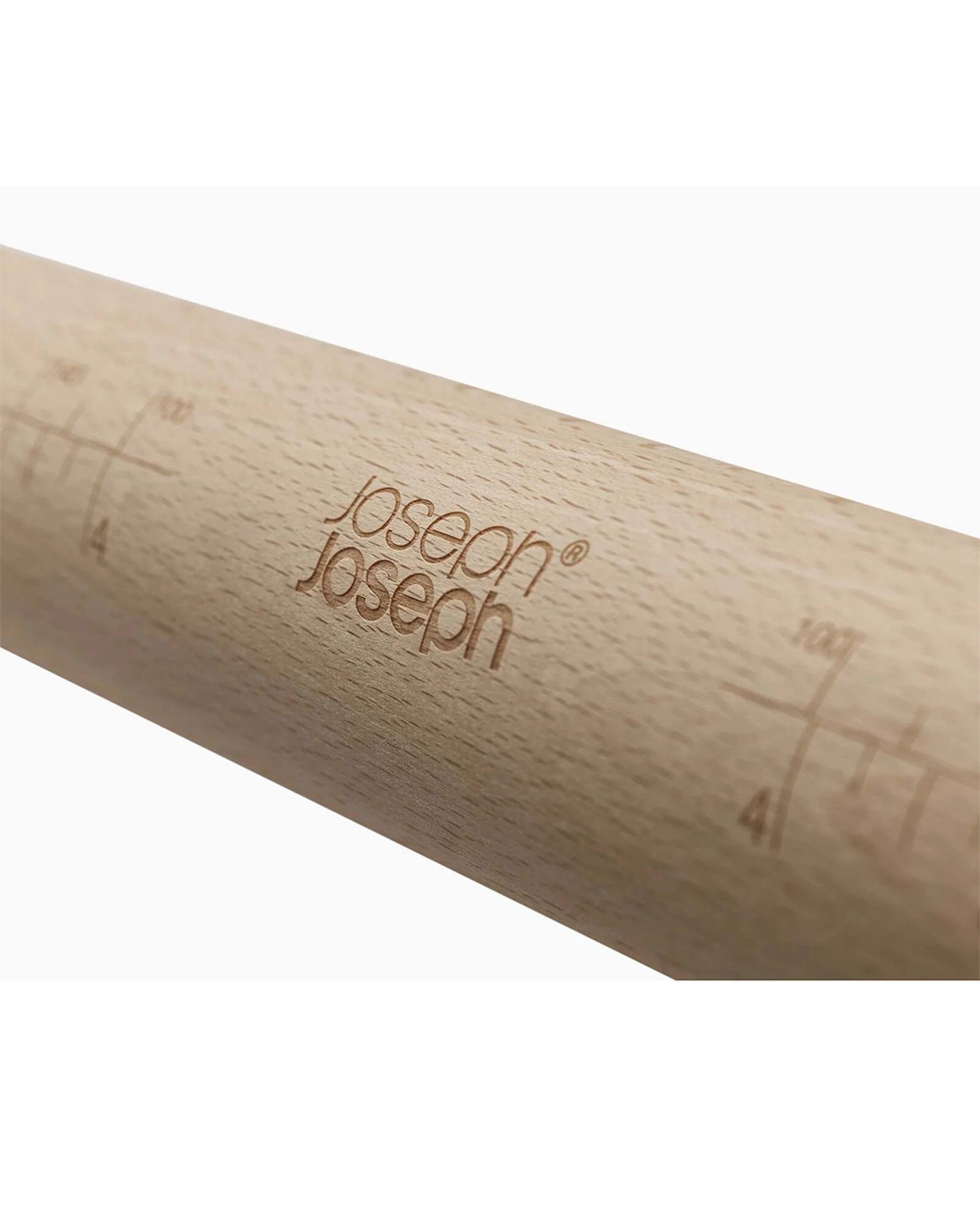 3 Joseph Joseph PrecisionPin 42cm Adjustable Rolling Pin Beech Wood Removable Rings - Multi, 3 of 5