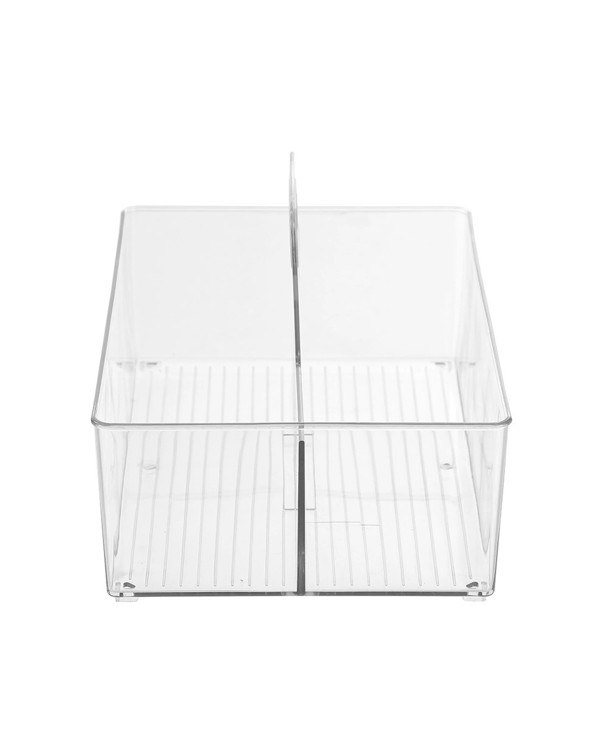 4 Boxsweden 2PK Crystal 35x22cm Caddy 2 Compartment Organiser Durable Design
 - plain, 4 of 9