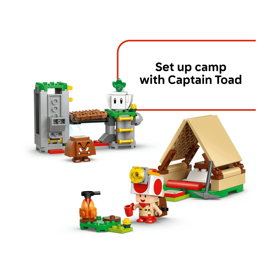 4 LEGO Super Mario Captain Toad's Camp 72040, 4 of 9