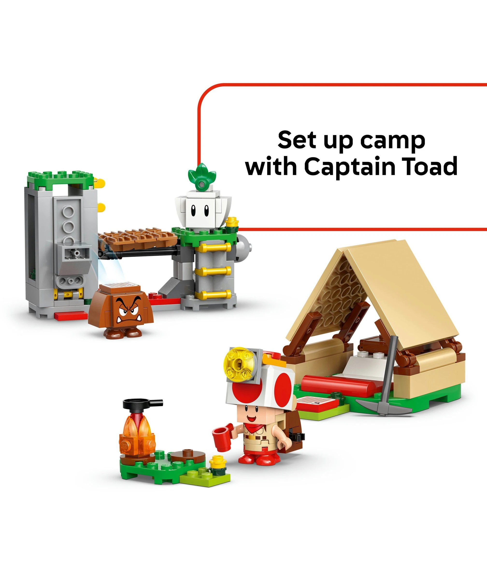 4 LEGO Super Mario Captain Toad's Camp 72040, 4 of 9