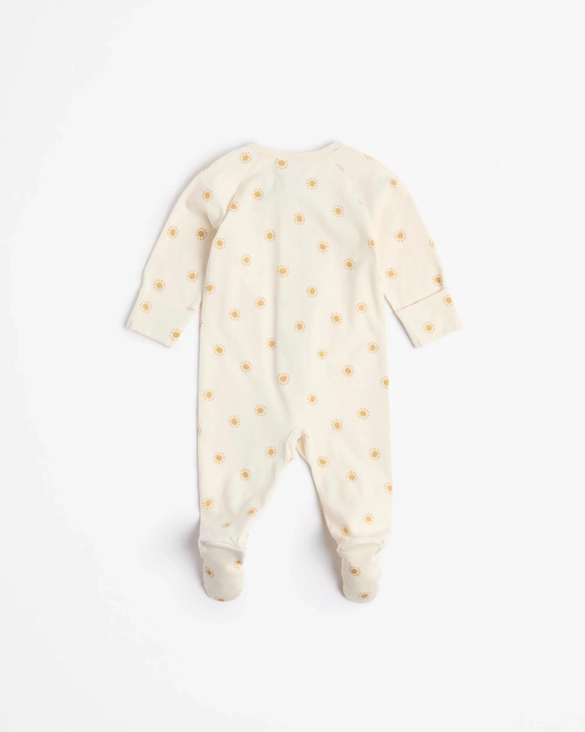 3 Target Baby Organic Cotton Print Zip Coverall CREAM SUN, 3 of 3