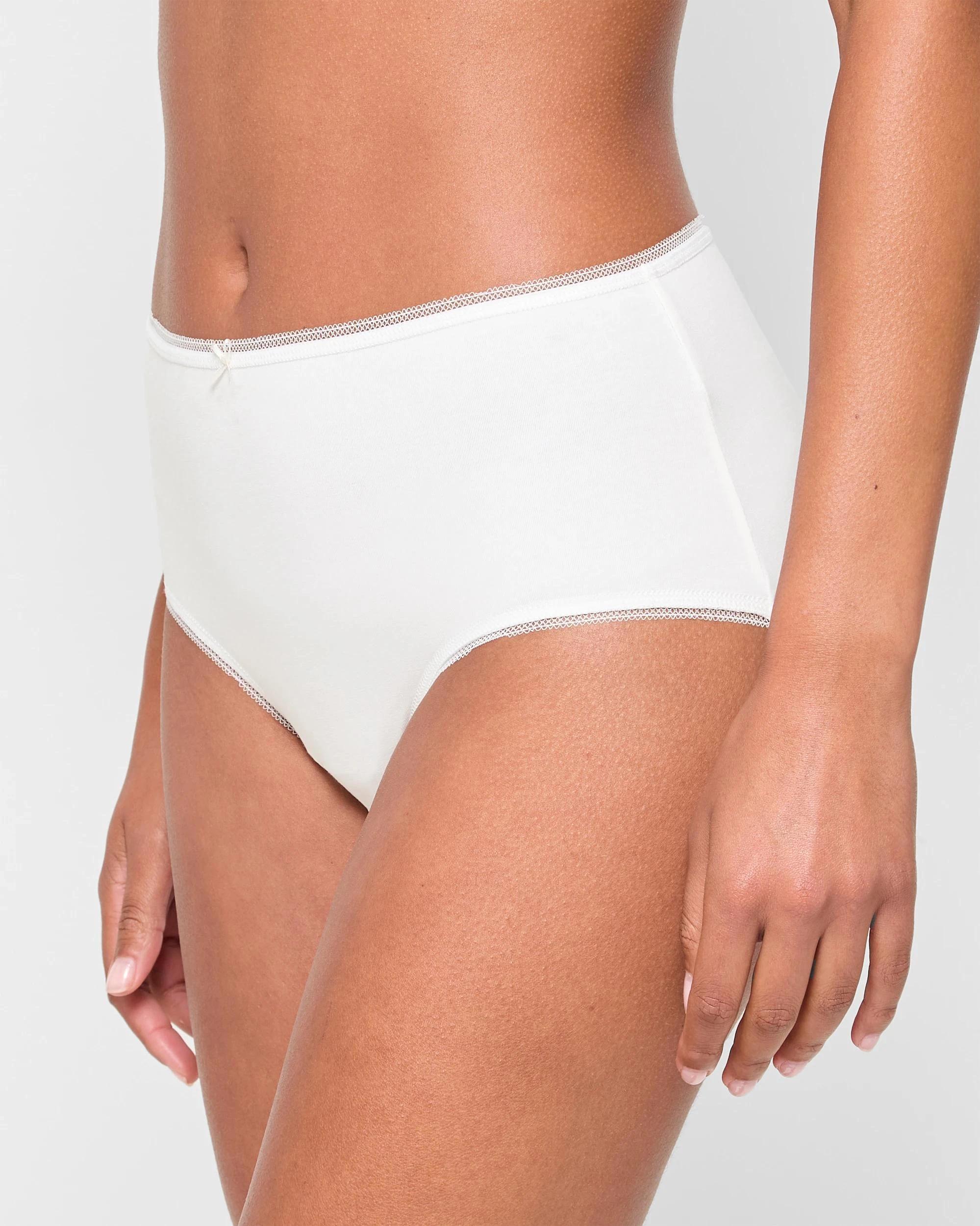 3 Target Woman 5 Pack Cotton/Elastane Midi Briefs TONAL MARLE, 3 of 5