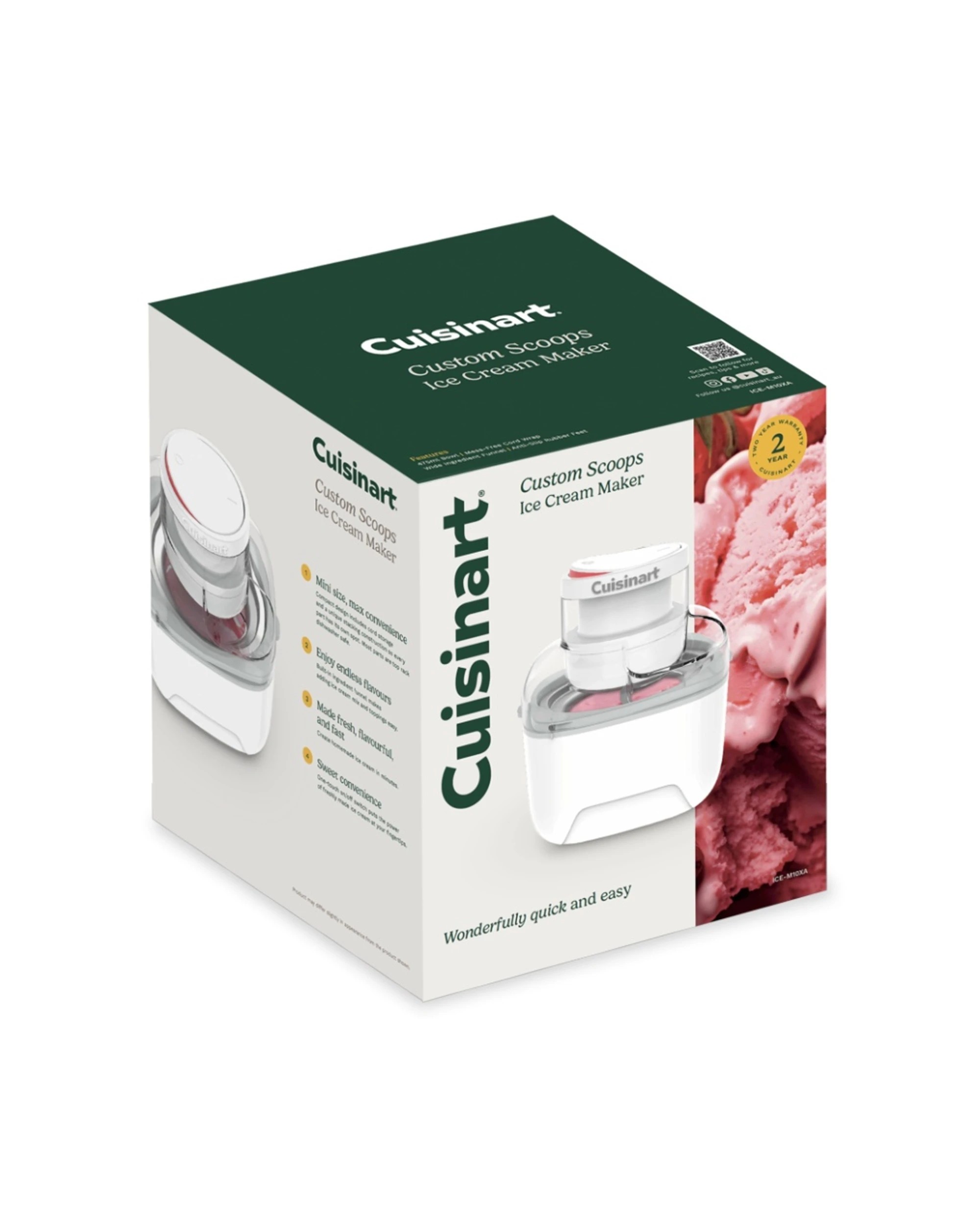 6 Cuisinart Custom Scoops Ice Cream Maker - White, 6 of 6