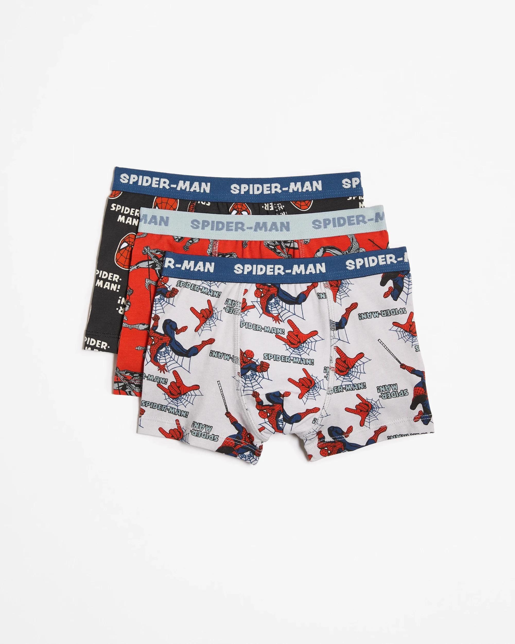 1 Marvel Spider-Man Younger Boys Trunks 3 Pack Underwear MULTI, 1 of 2