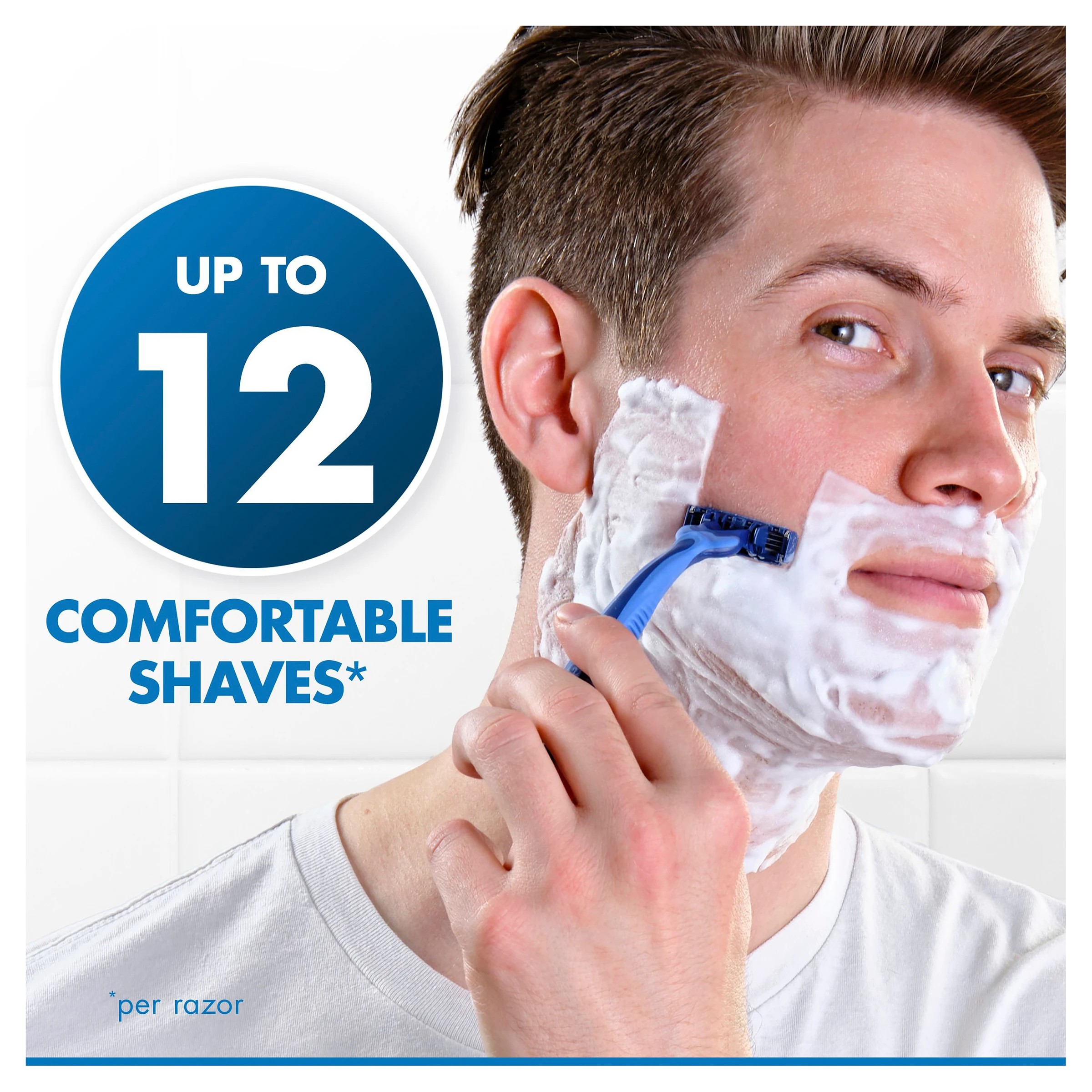 5 8 Pack Gillette Sensor 3 Comfort Disposable Razors, 5 of 10