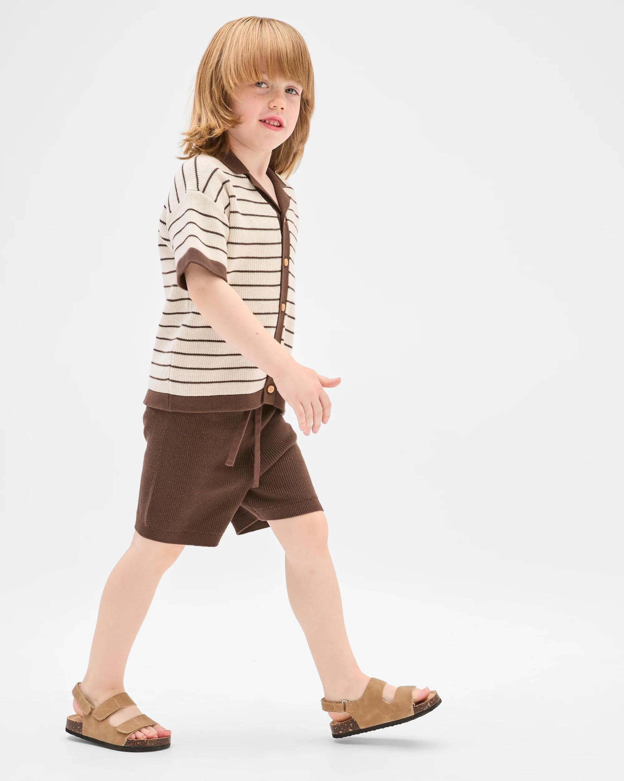 3 Target Australian Cotton T-Shirt and Short 2 Piece Set BROWN, 3 of 6