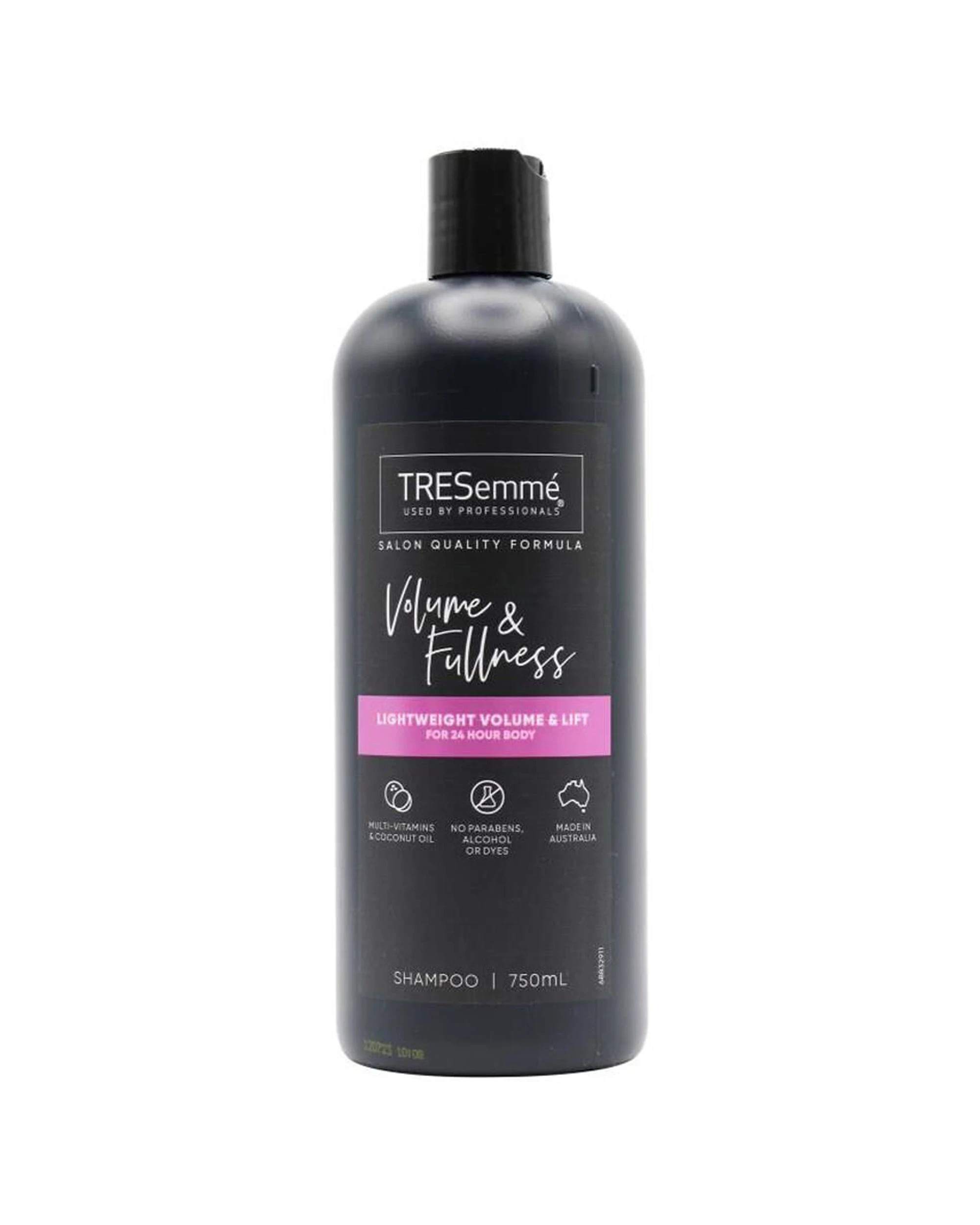 2 TRESemme 4PK Volume Fullness Shampoo 750ml Vitamins Coconut Oil - Black, 2 of 3