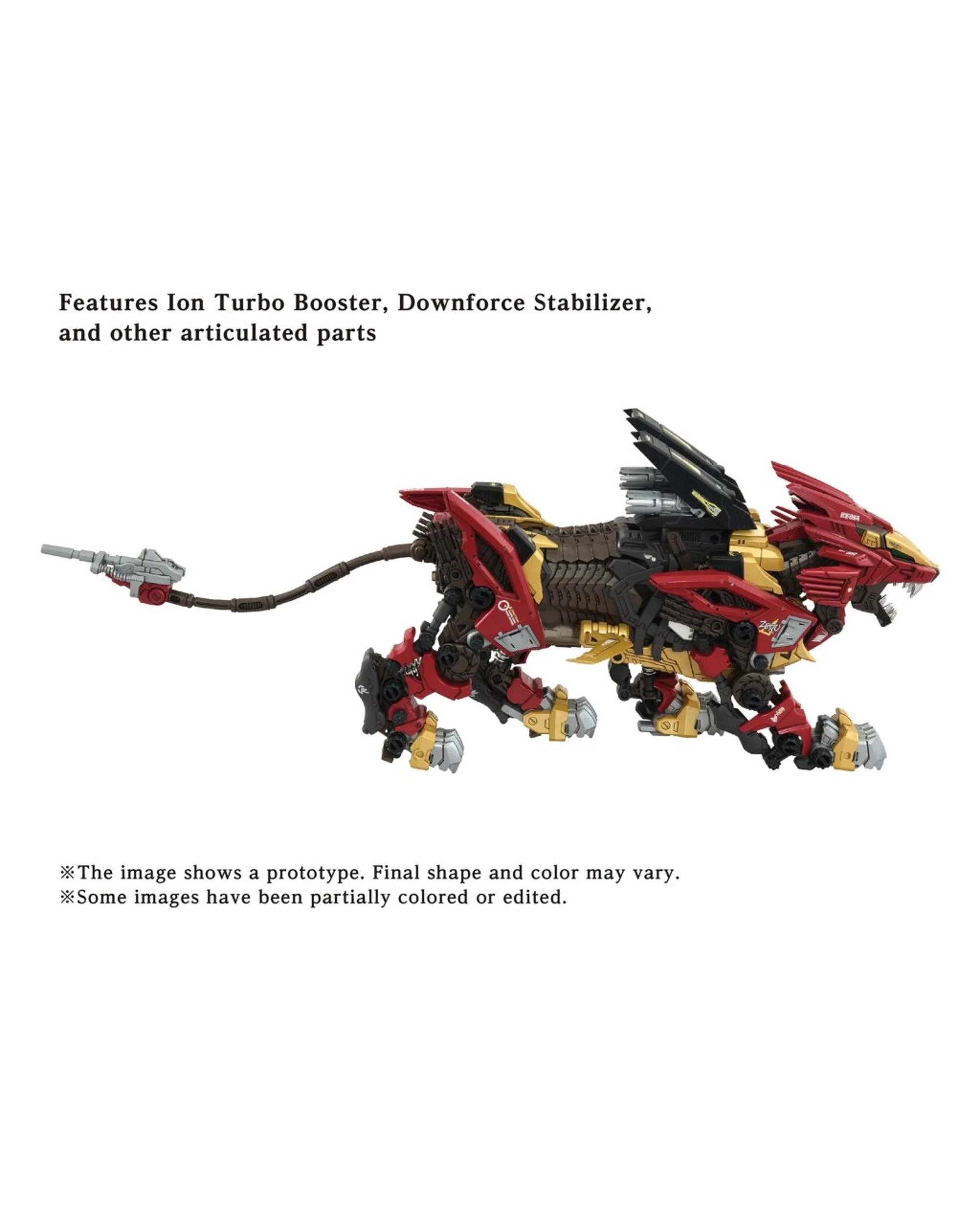 8 Takara Tomy T-Spark Zoids Advanced Zi Series AZ-02EX2 Liger Zero Empire Version 1/72 Scale Model Kit, 8 of 9
