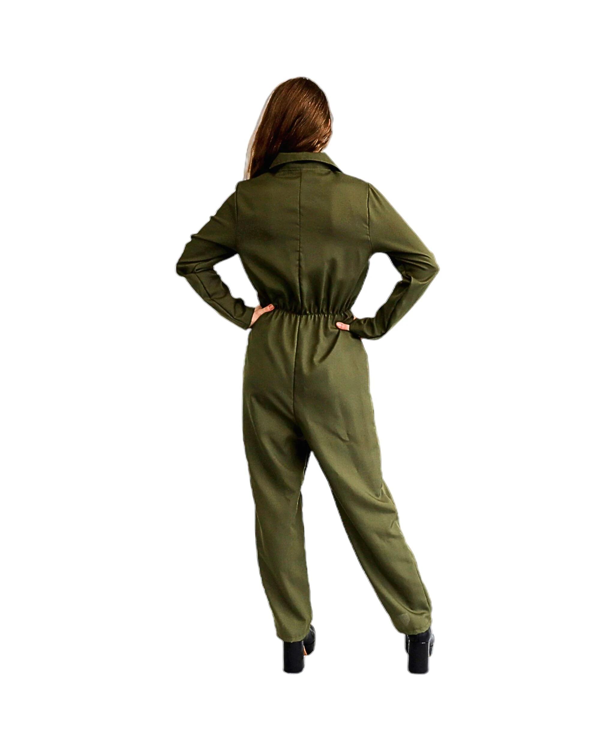 6 Tomfooery Fight Suit Adut Costume GREEN, 6 of 8