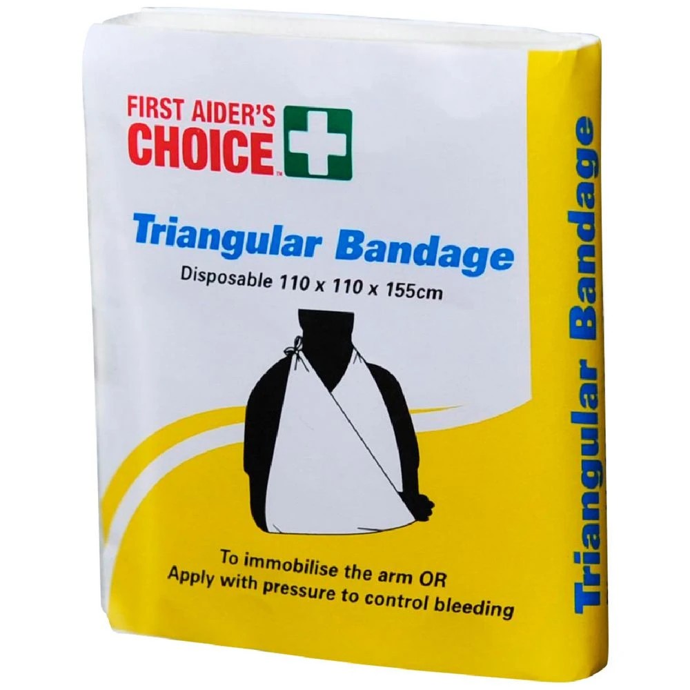1 First Aiders Choice Triangular Bandage Disposable, 1 of 1