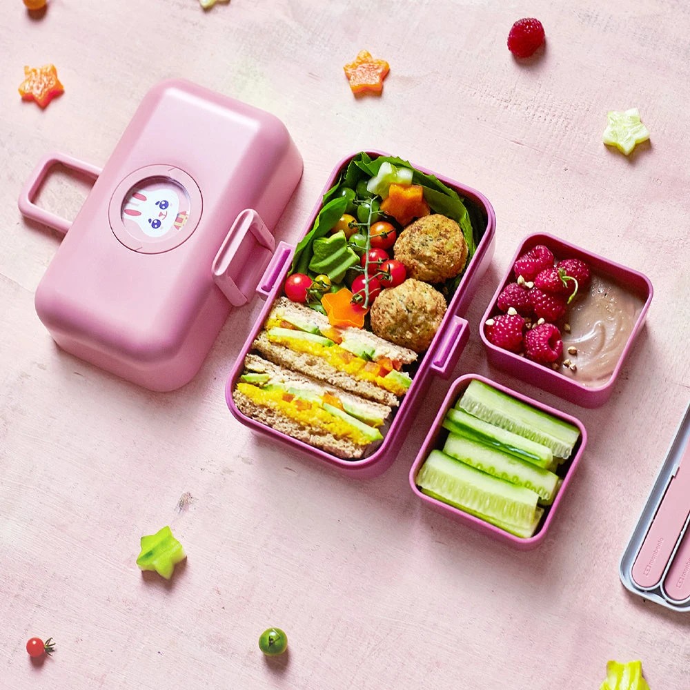 2 Monbento Mb Tresor Kids Bento Box Blush - Pink, 2 of 5